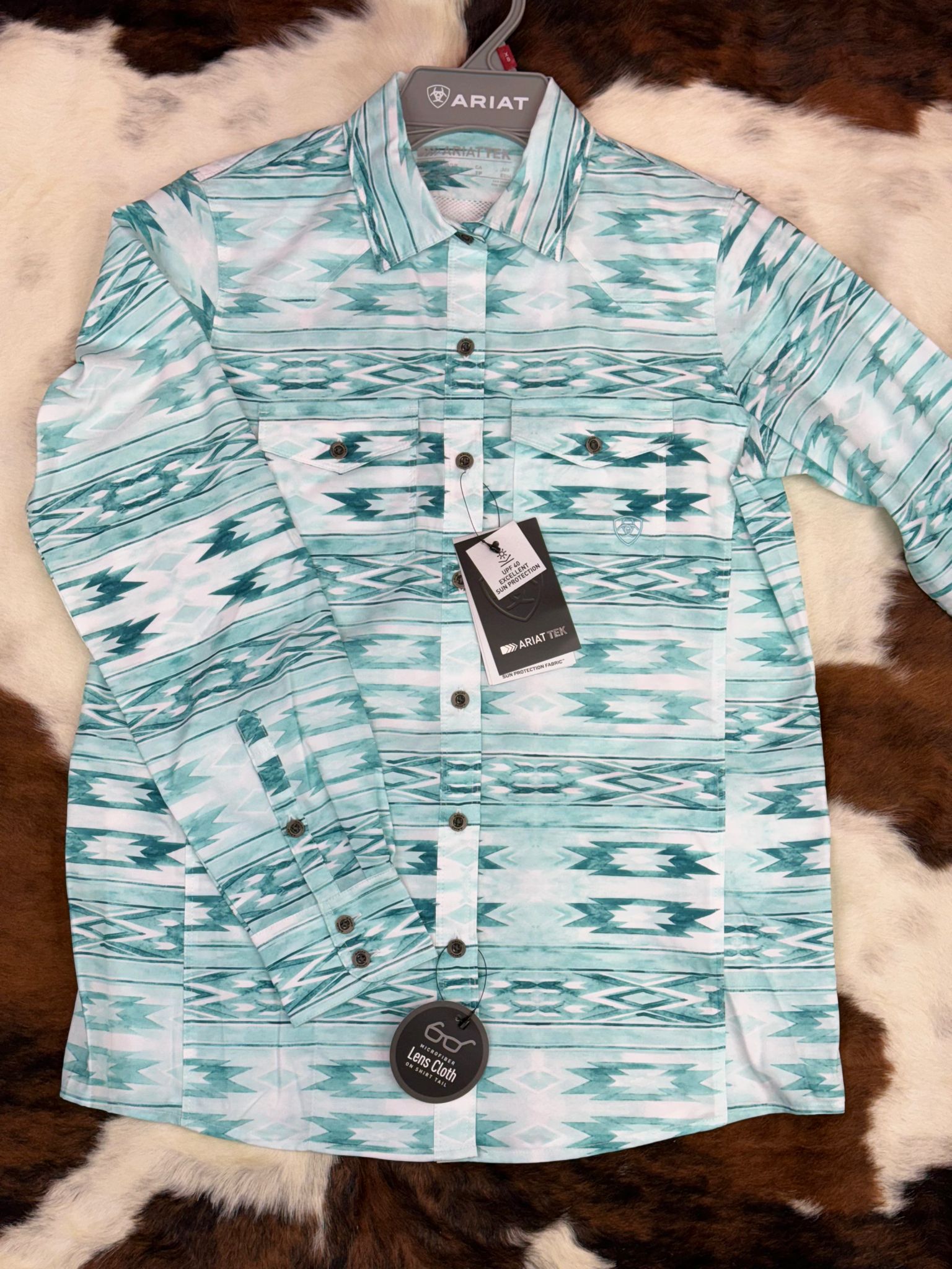 Women Ariat Western Venttek Long Sleeve Nora Print