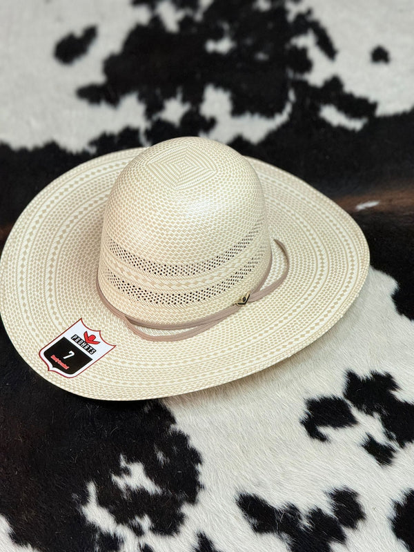 MENS PRO HATS STRAW HAT OPEN CROWN STYLE 1