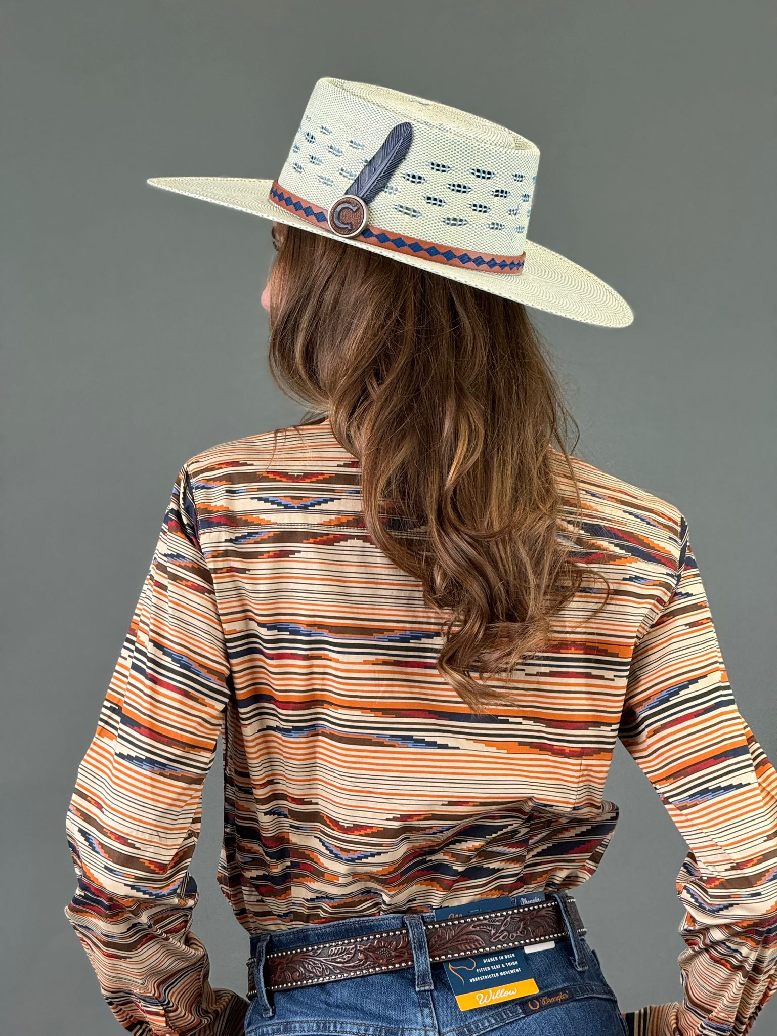 Women Ariat Kirby Long Sleeve Sunset Saltillo Chimayo Collection