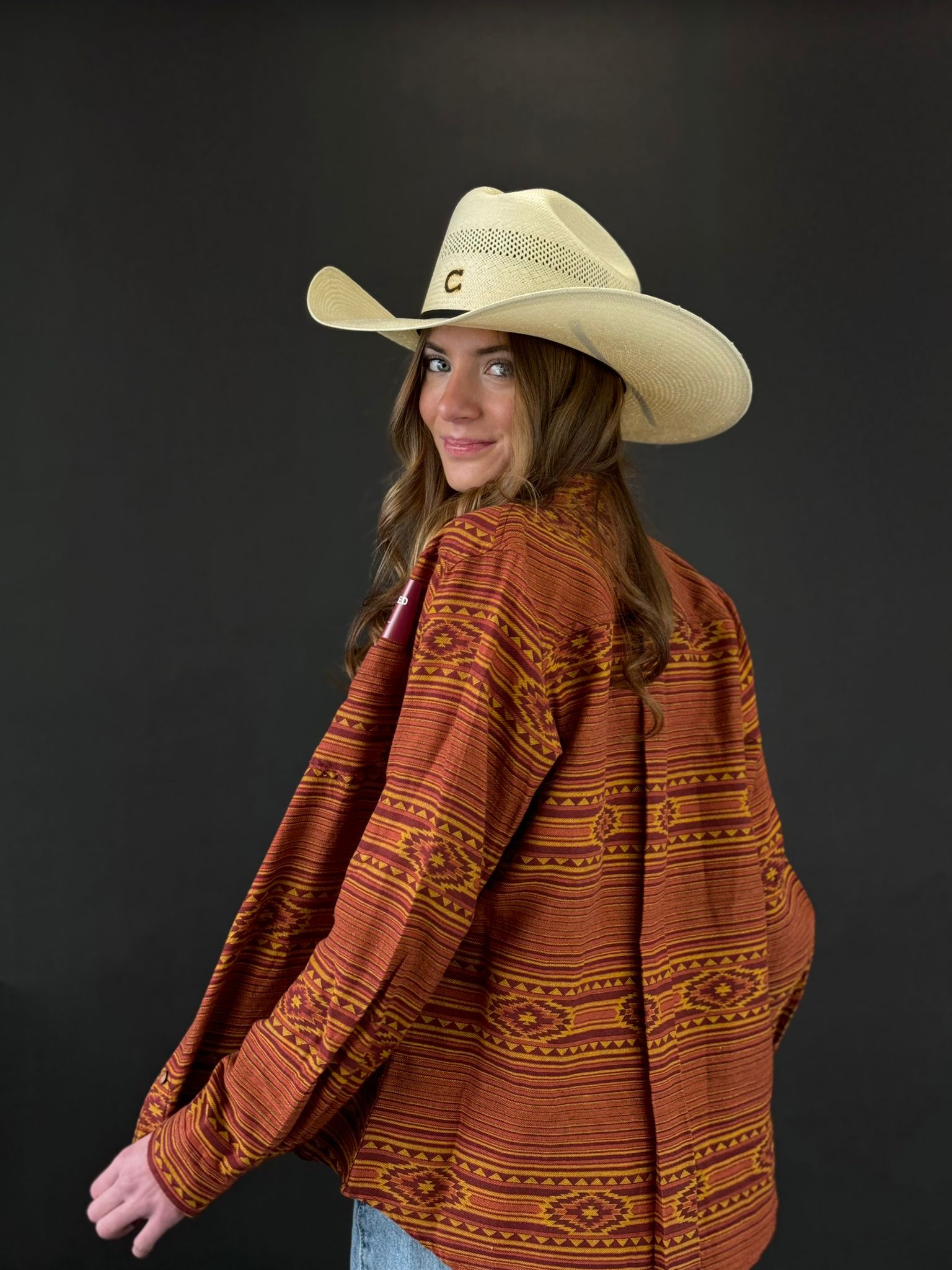 Women Ariat REAL BILLIE JEAN LONG SLEEVE CANYON