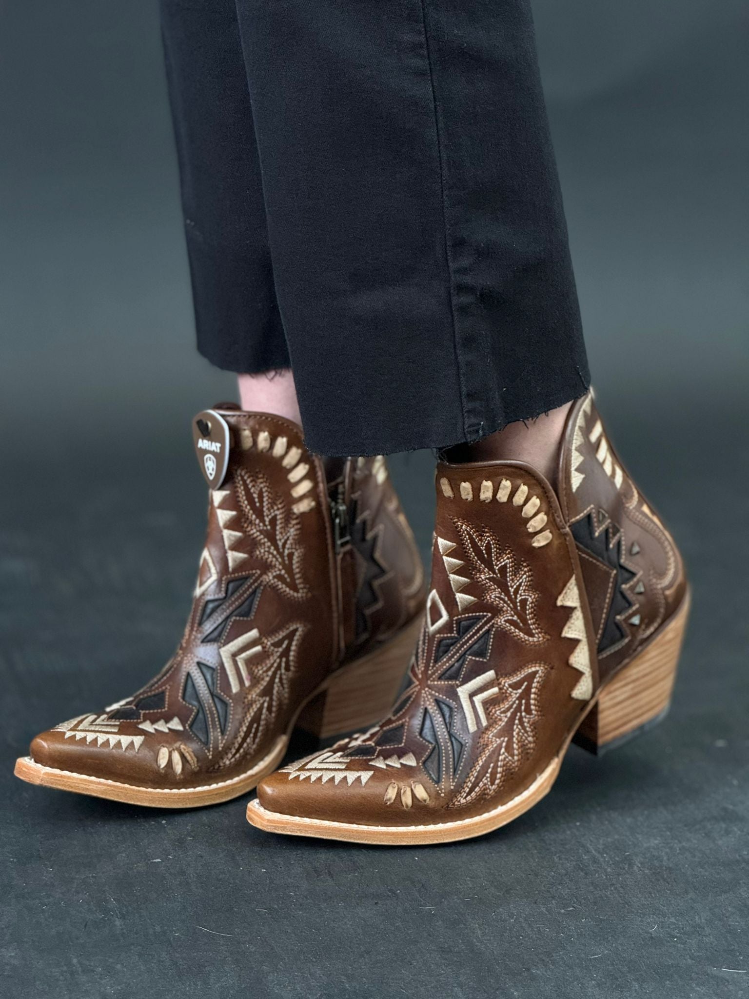 BOTAS WESTERN PARA MUJER DIXON BROOKLYN NEGRO