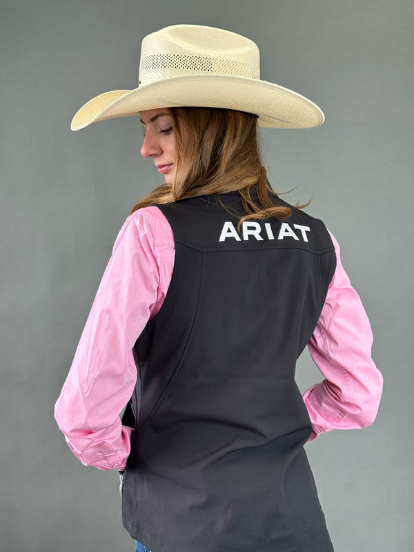 ARIAT Vest Team Softshell Black Womens