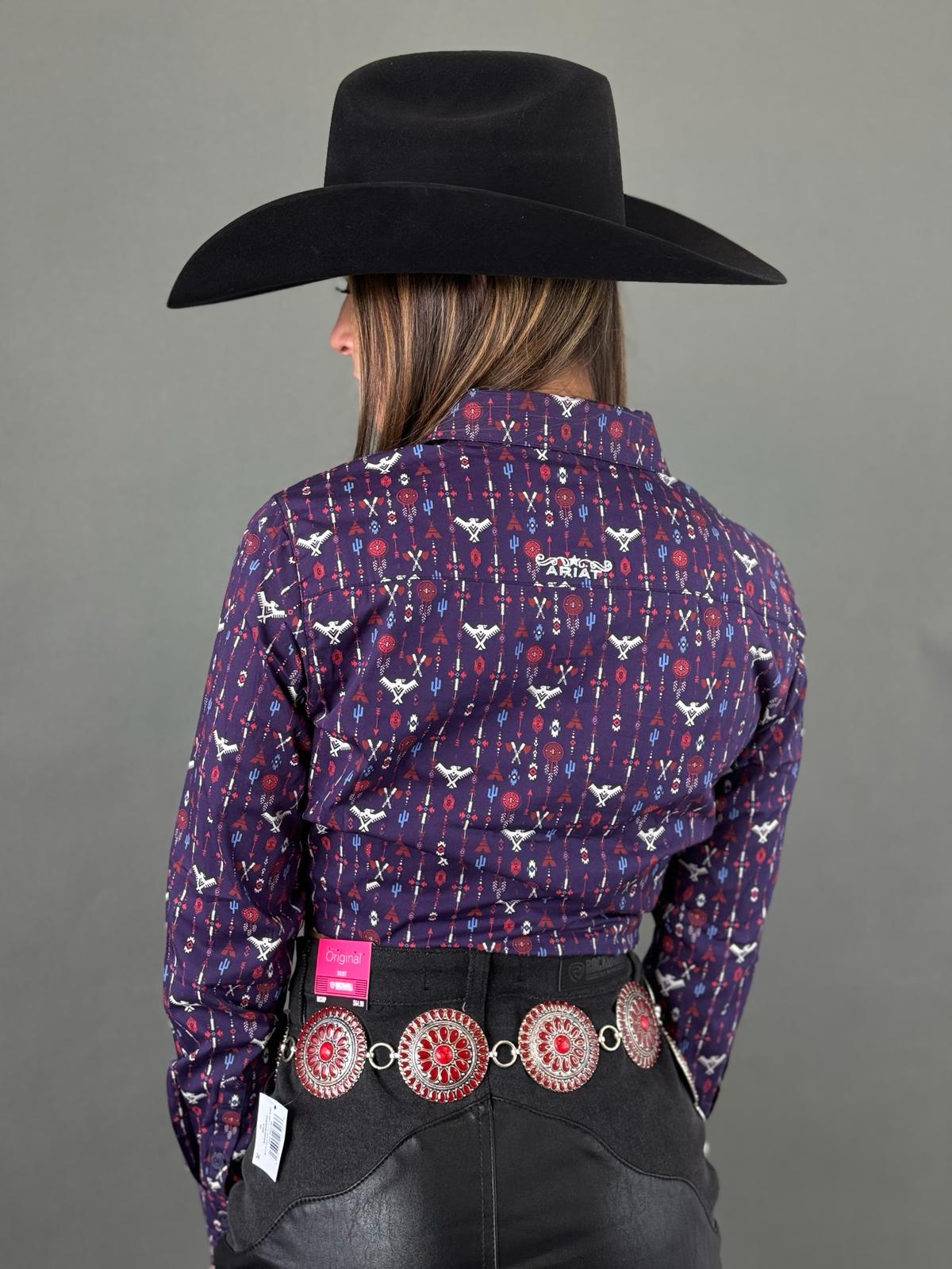 Women Ariat Kirby Long Sleeve TRIBAL LORE PRINT