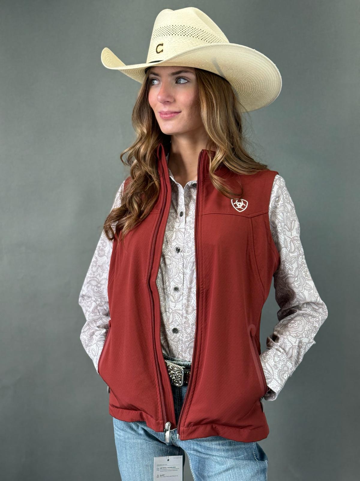 Women Ariat WESTERN VENTEK LONG SLEEVE SHIRT LACE