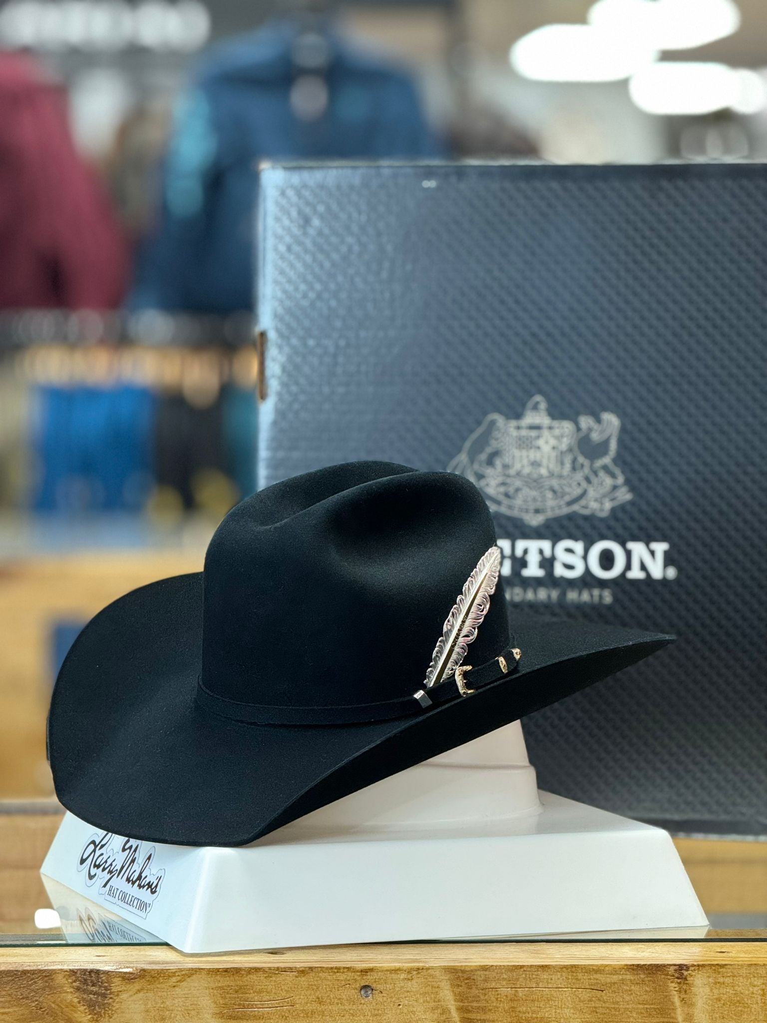 STETSON COWBOY HAT EL PATRON 30X BLACK