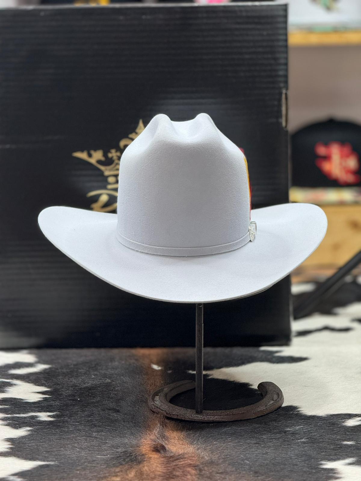 RDR COPA ALTA SILVER GREY 6X EL PATRÓN COWBOY HAT