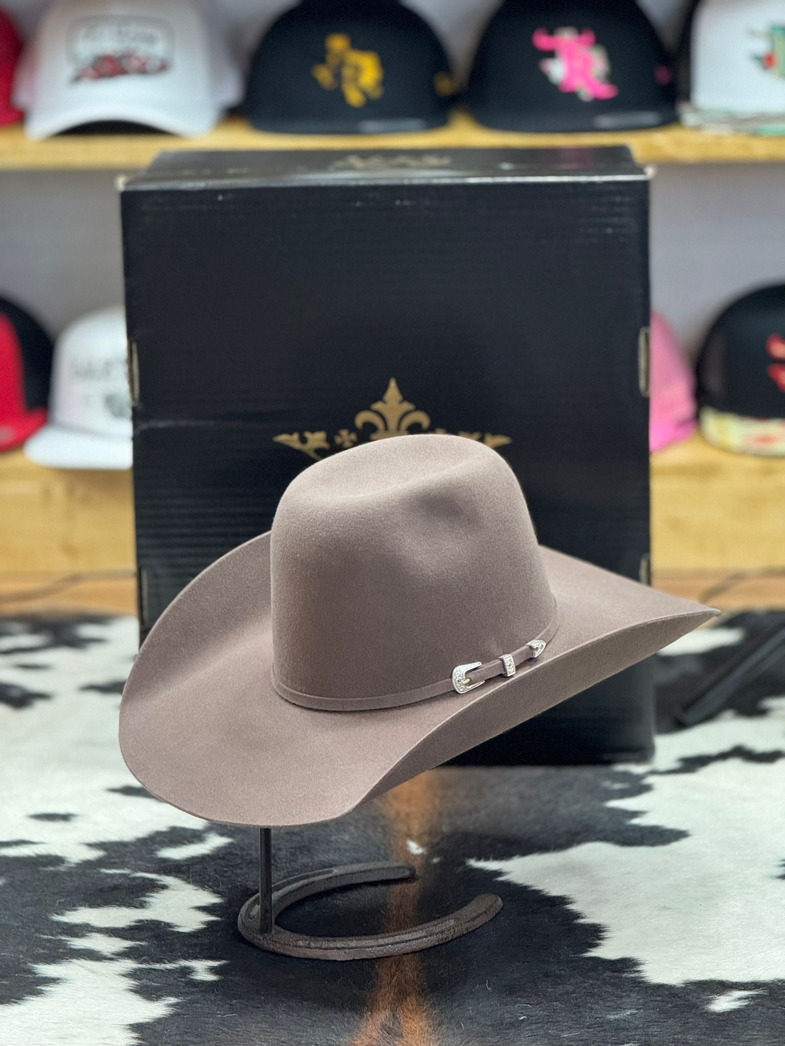 RDR COPA ALTA 6X EL PATRÓN COWBOY HAT OPEN CROWN MOKA