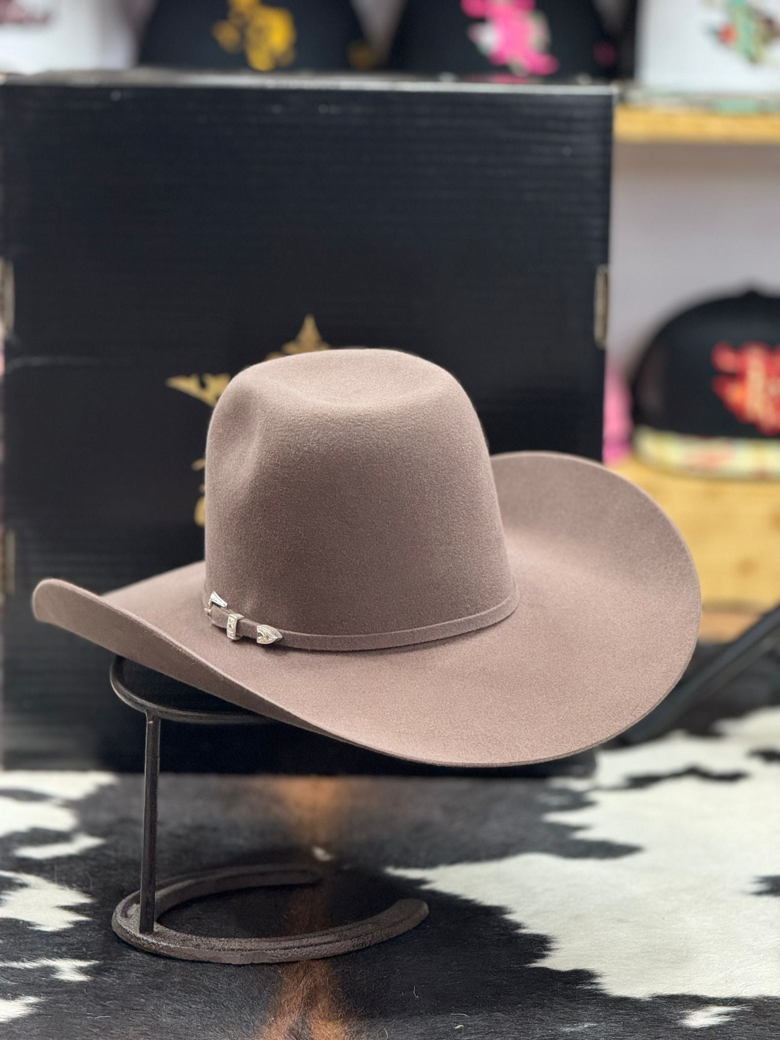 RDR COPA ALTA 6X EL PATRÓN COWBOY HAT OPEN CROWN MOKA