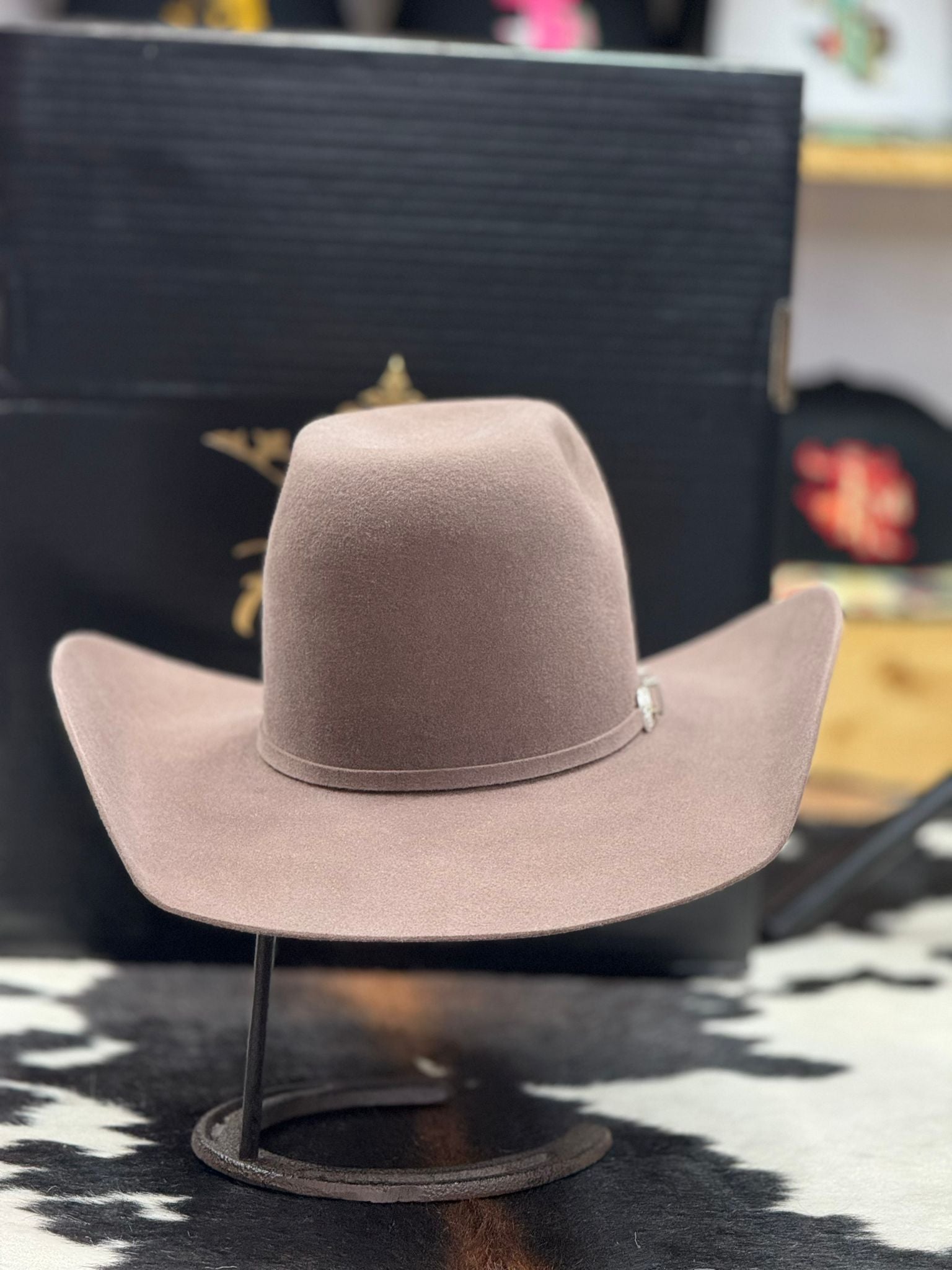 RDR COPA ALTA 6X EL PATRÓN COWBOY HAT OPEN CROWN MOKA