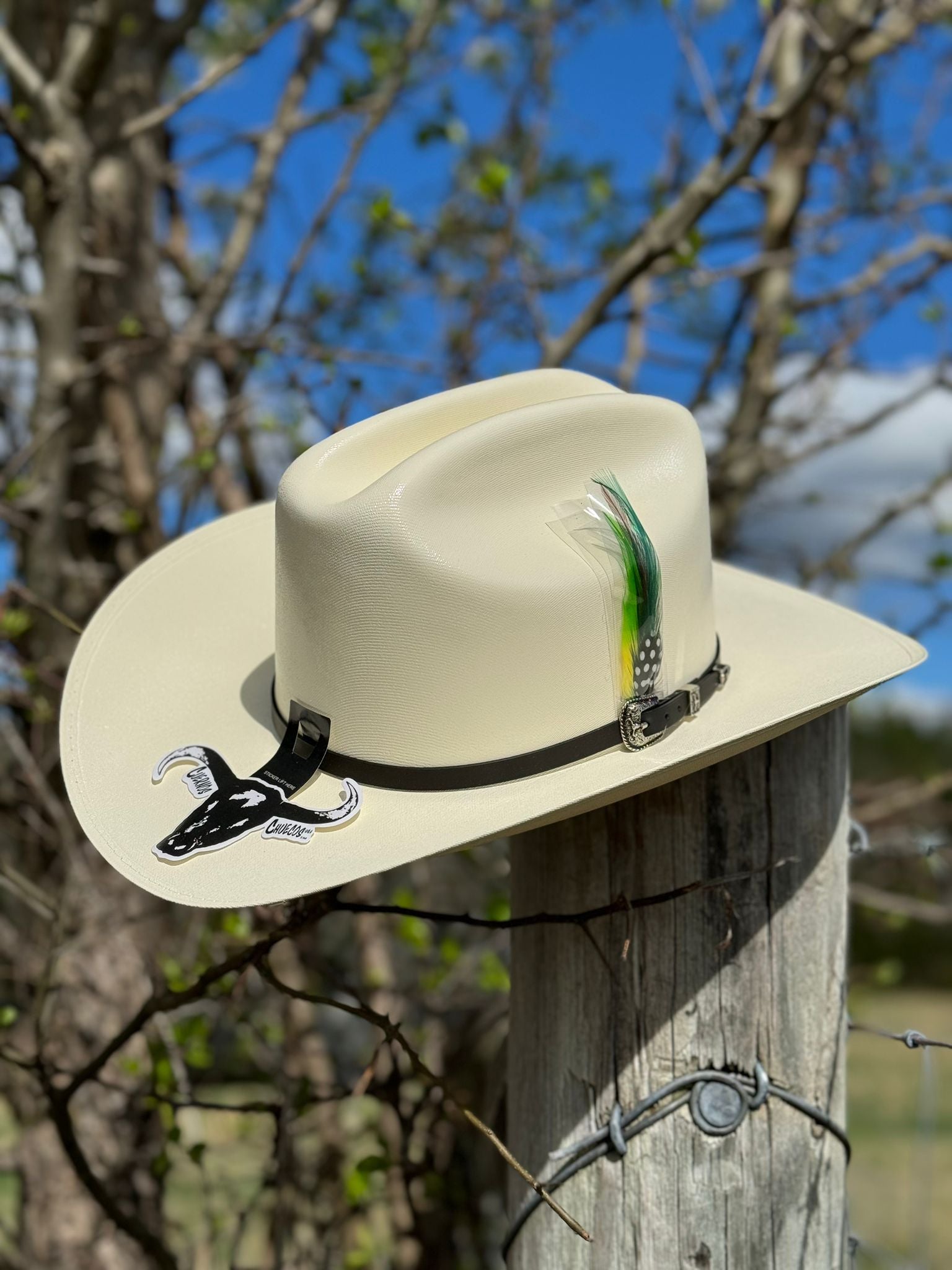 CUERNOS CHUECOS 5000X LIMITED EDITION STRAW HAT RANCHERA ATEJANADA