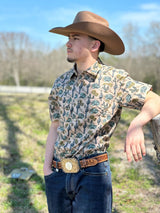 ROCK&ROLL X DALE BRISBY SHORT SLEEVE SNAP CACTUS WESTERN