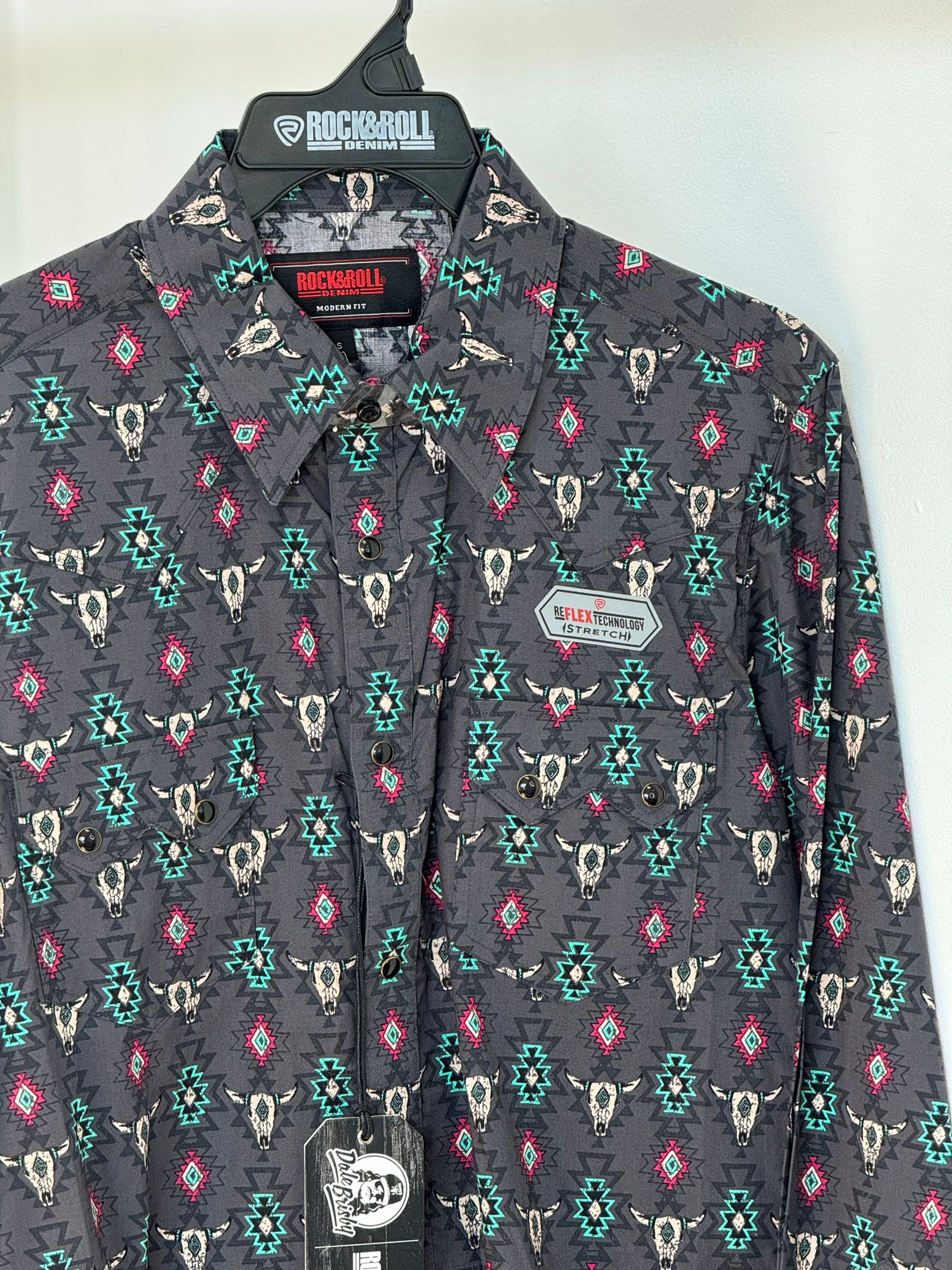 ROCK&ROLL SHIRT AZTEC DALE CONV. SNAP