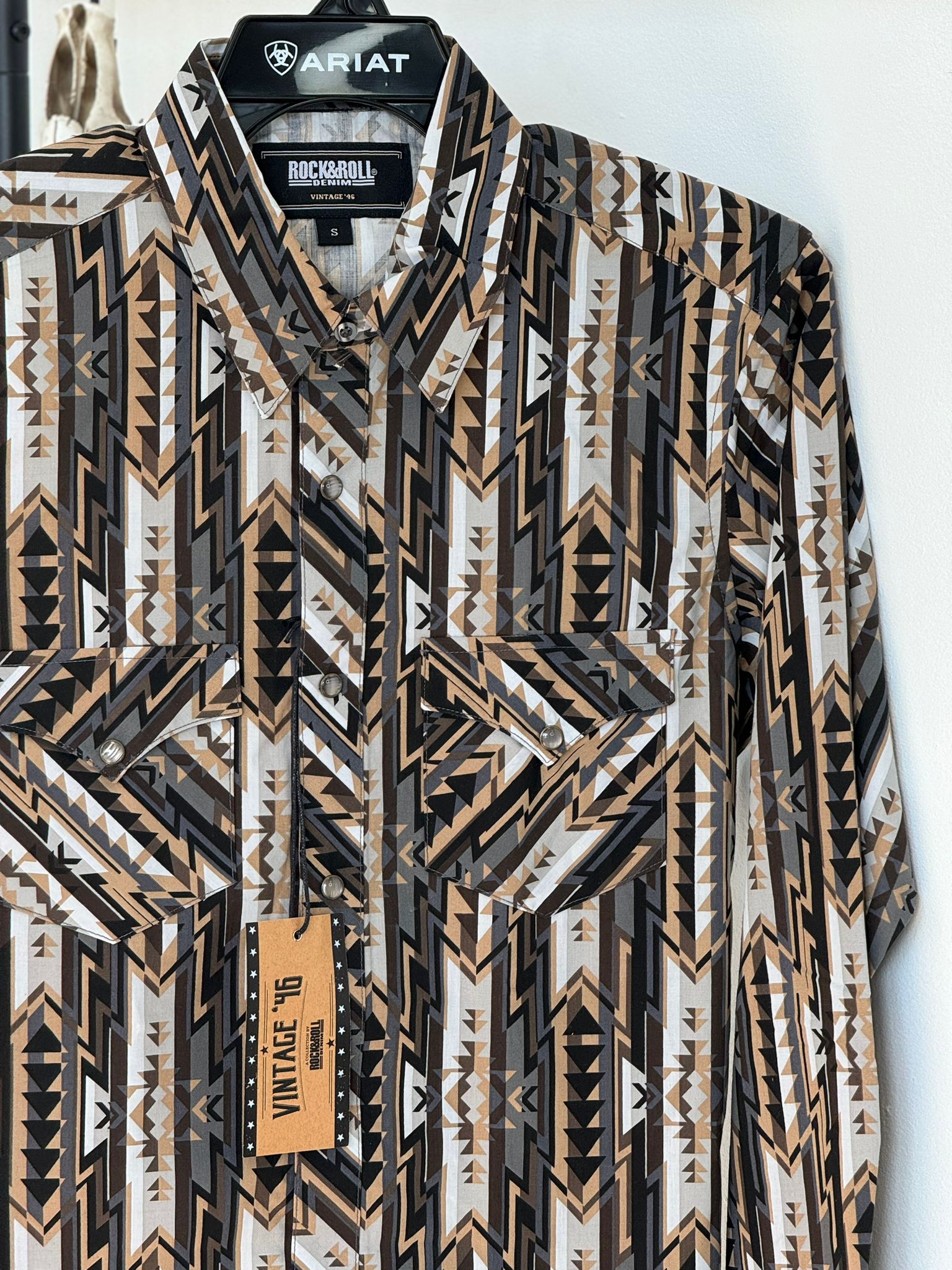 ROCK&ROLL SHIRT AZTEC VINTAGE SNAP