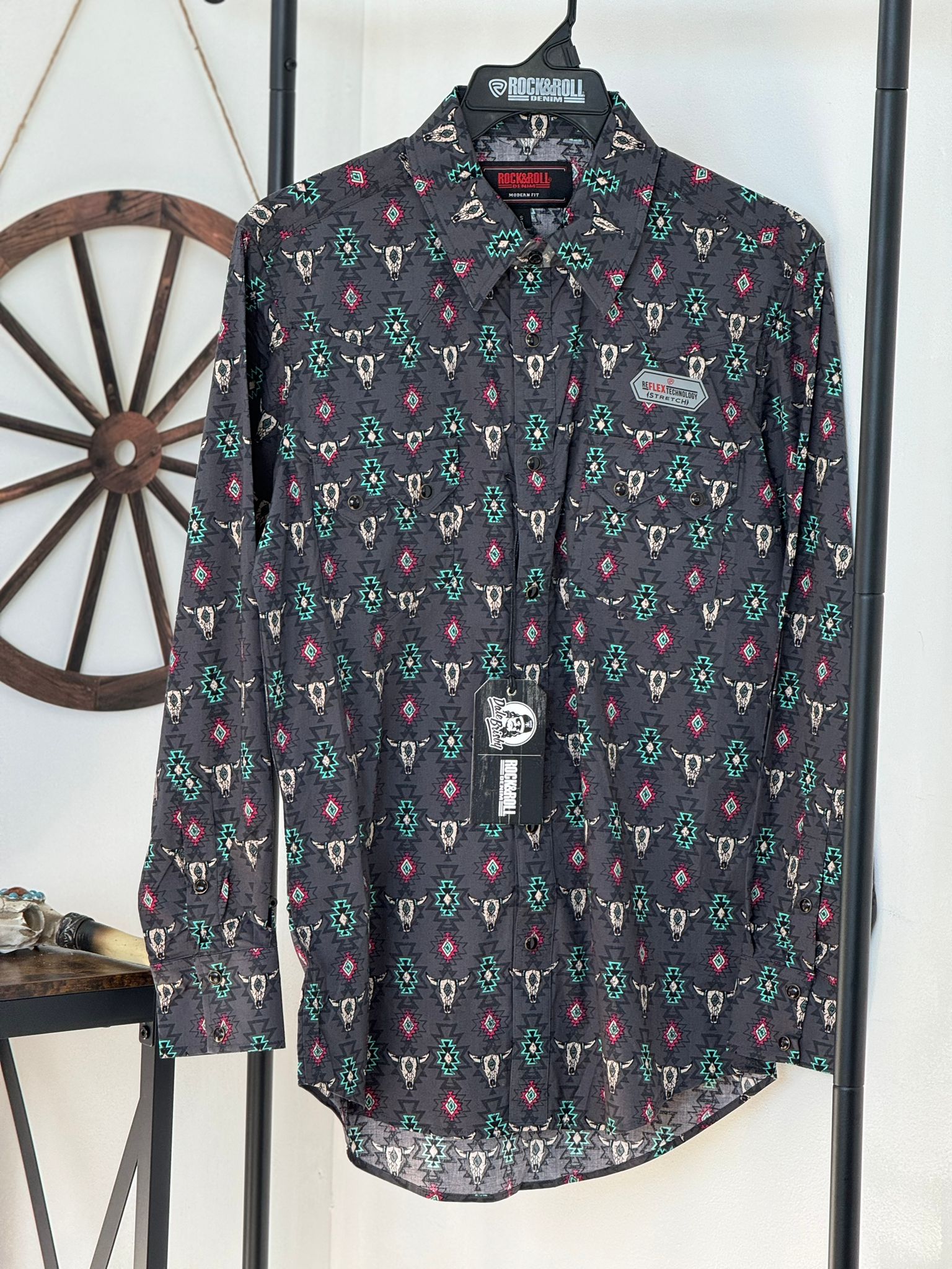 ROCK&ROLL SHIRT AZTEC DALE CONV. SNAP