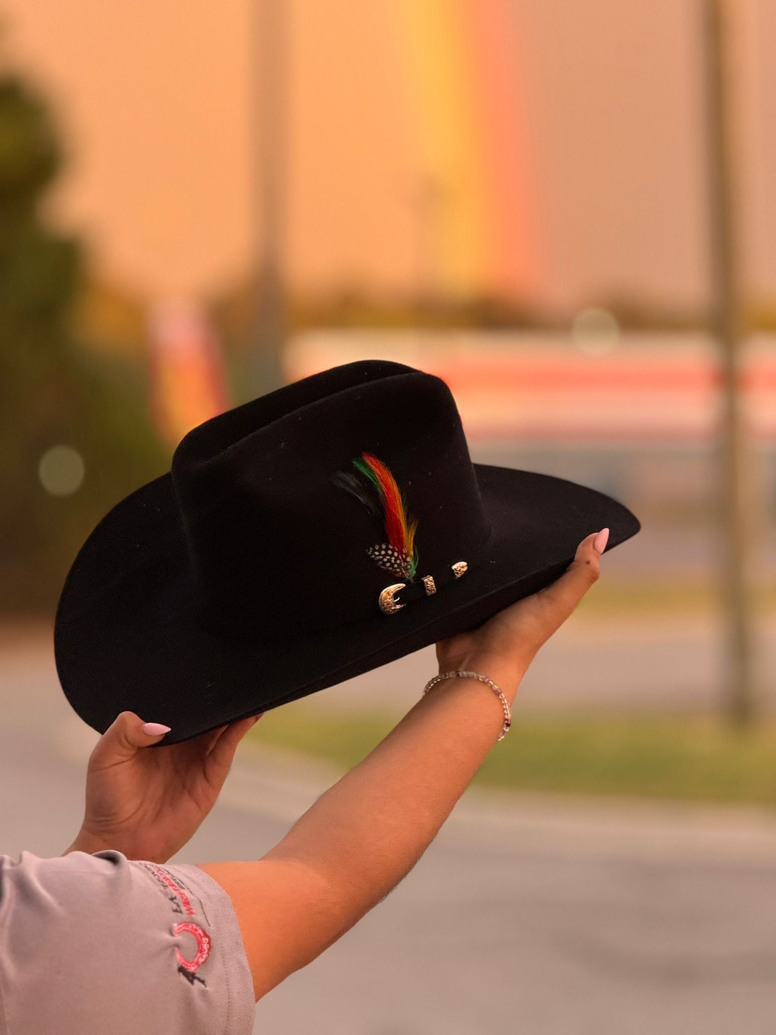 LARRY MAHAN´S 6X REAL BLACK COYBOY HATS