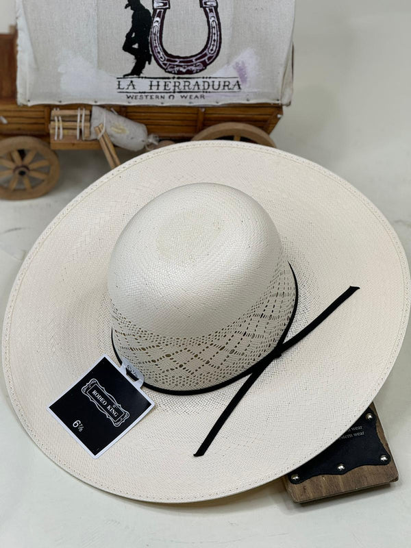 RODEO KING OPEN CROWN STYLE 4 STRAW HAT