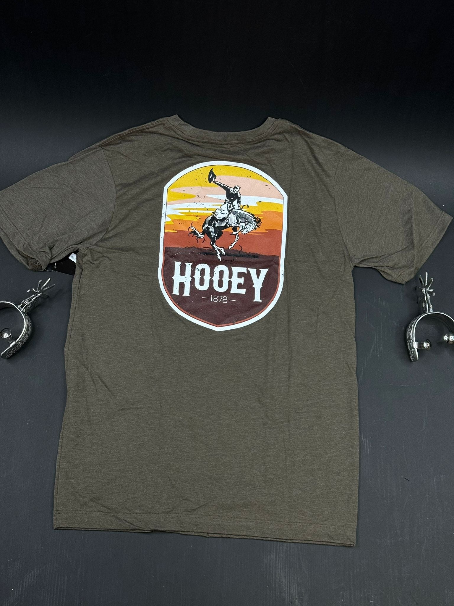 HOOEY SUNRISE LOGO BARK T-SHIRT