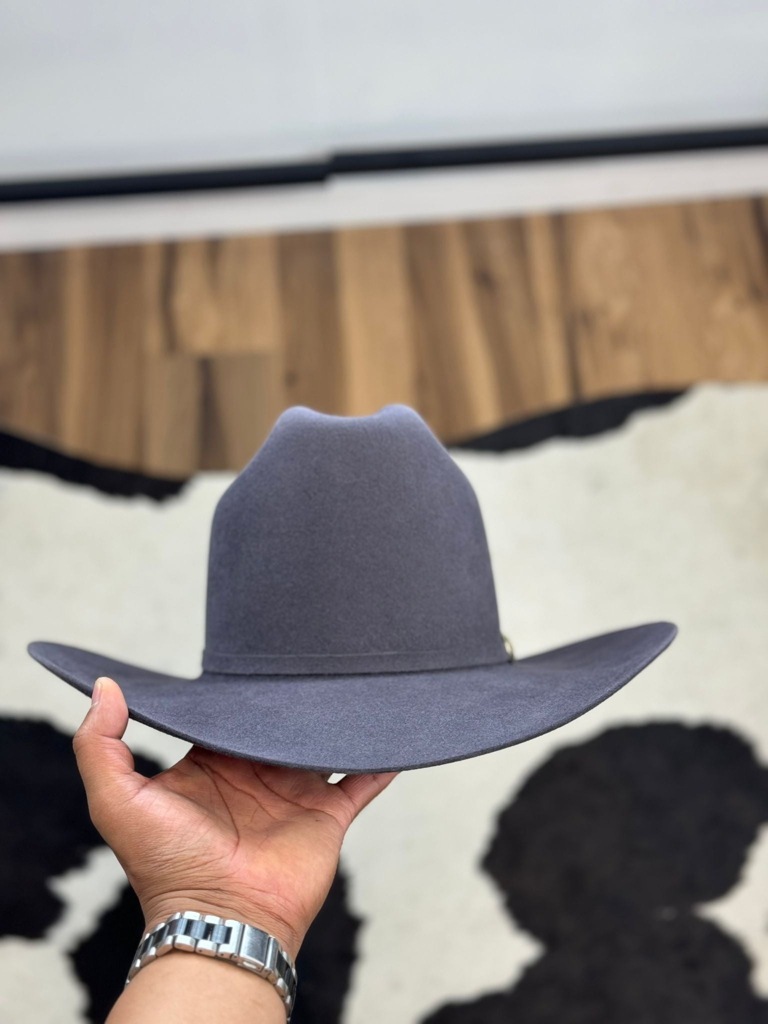 RDR 10X CHARCOAL EL PATRON TALL CROWN FELT HAT