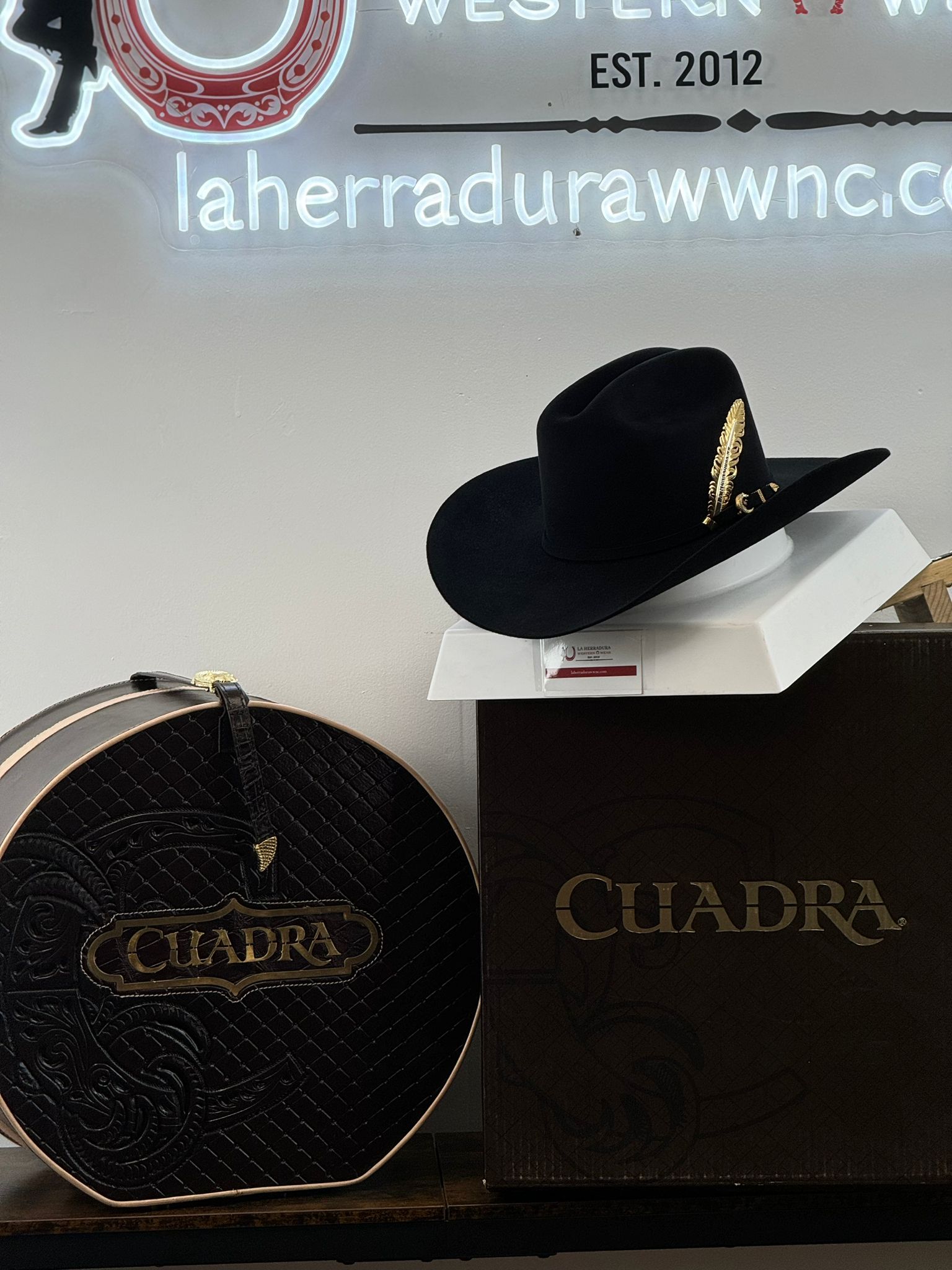 CUADRA 1000X THE KING BLACK FELT HAT