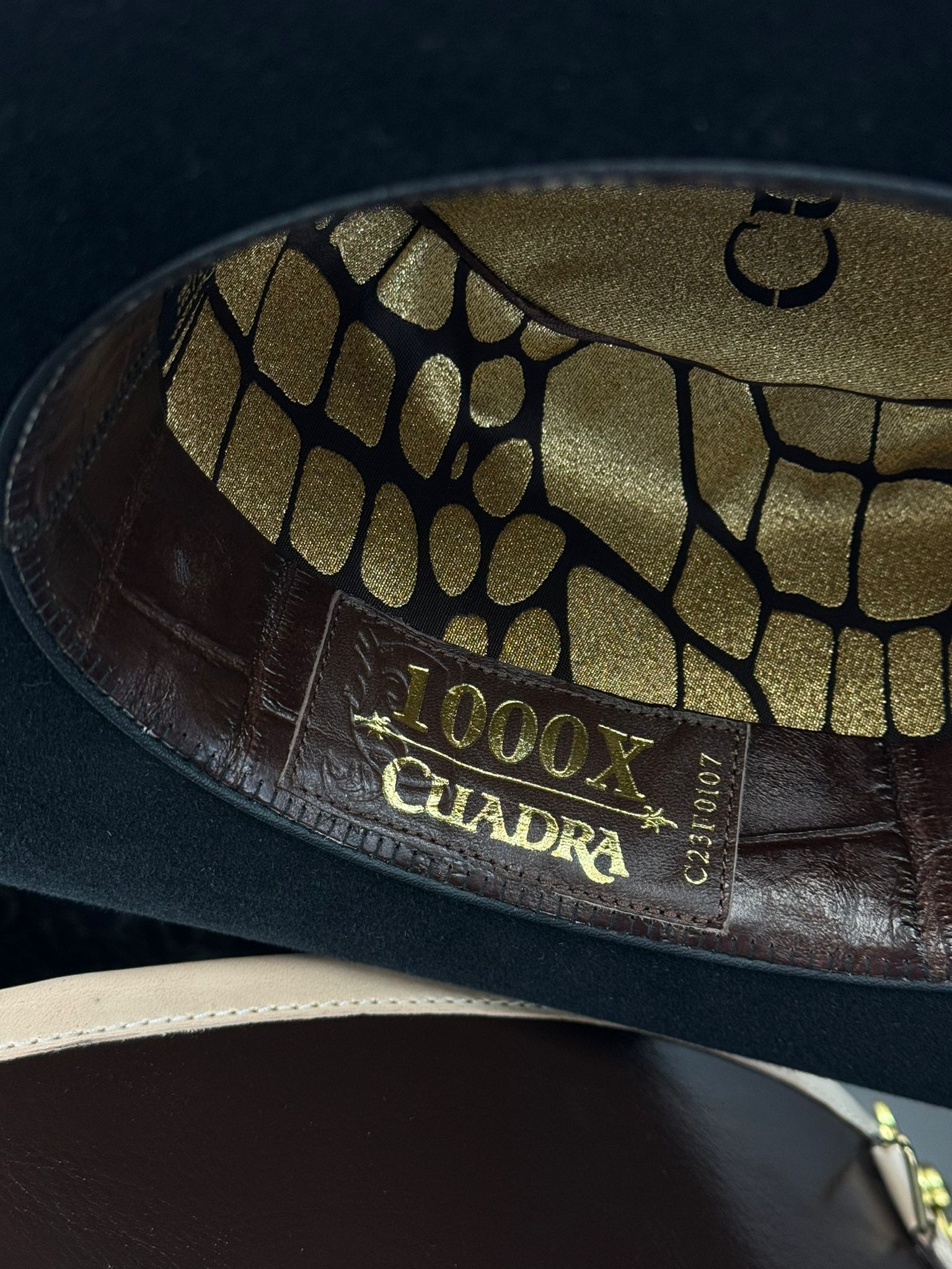 CUADRA 1000X THE KING BLACK FELT HAT