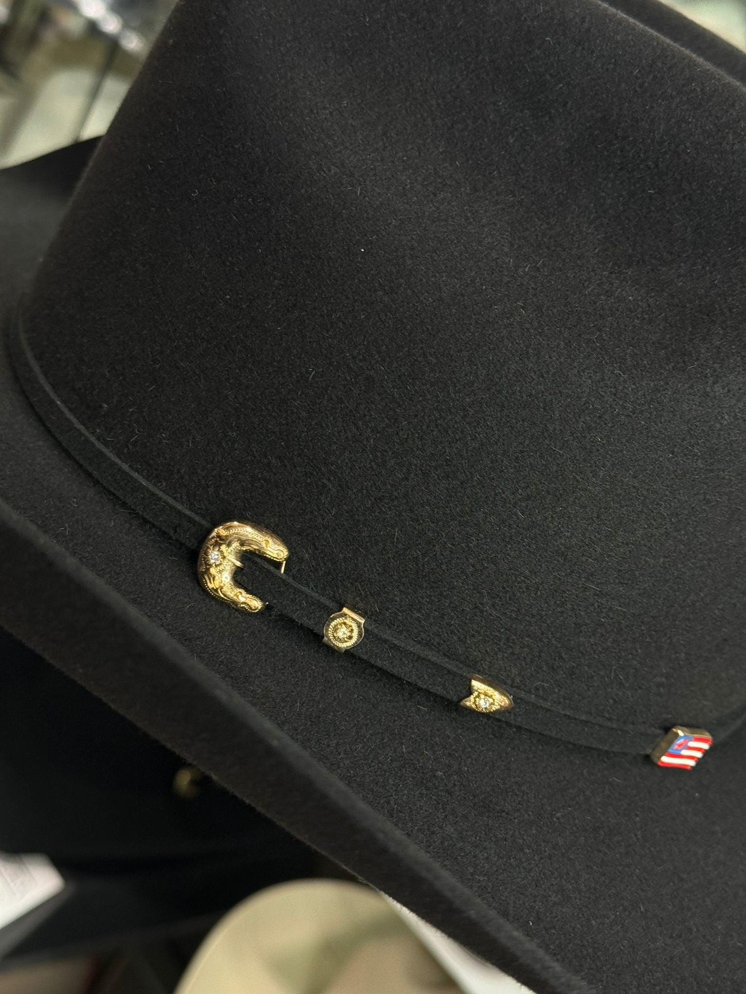 1000X American Felt Hat Black