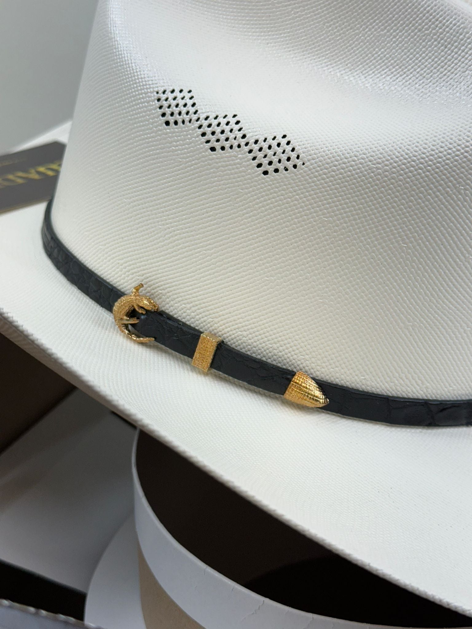 CUADRA 100X CAIMAN IVORY STRAW HAT