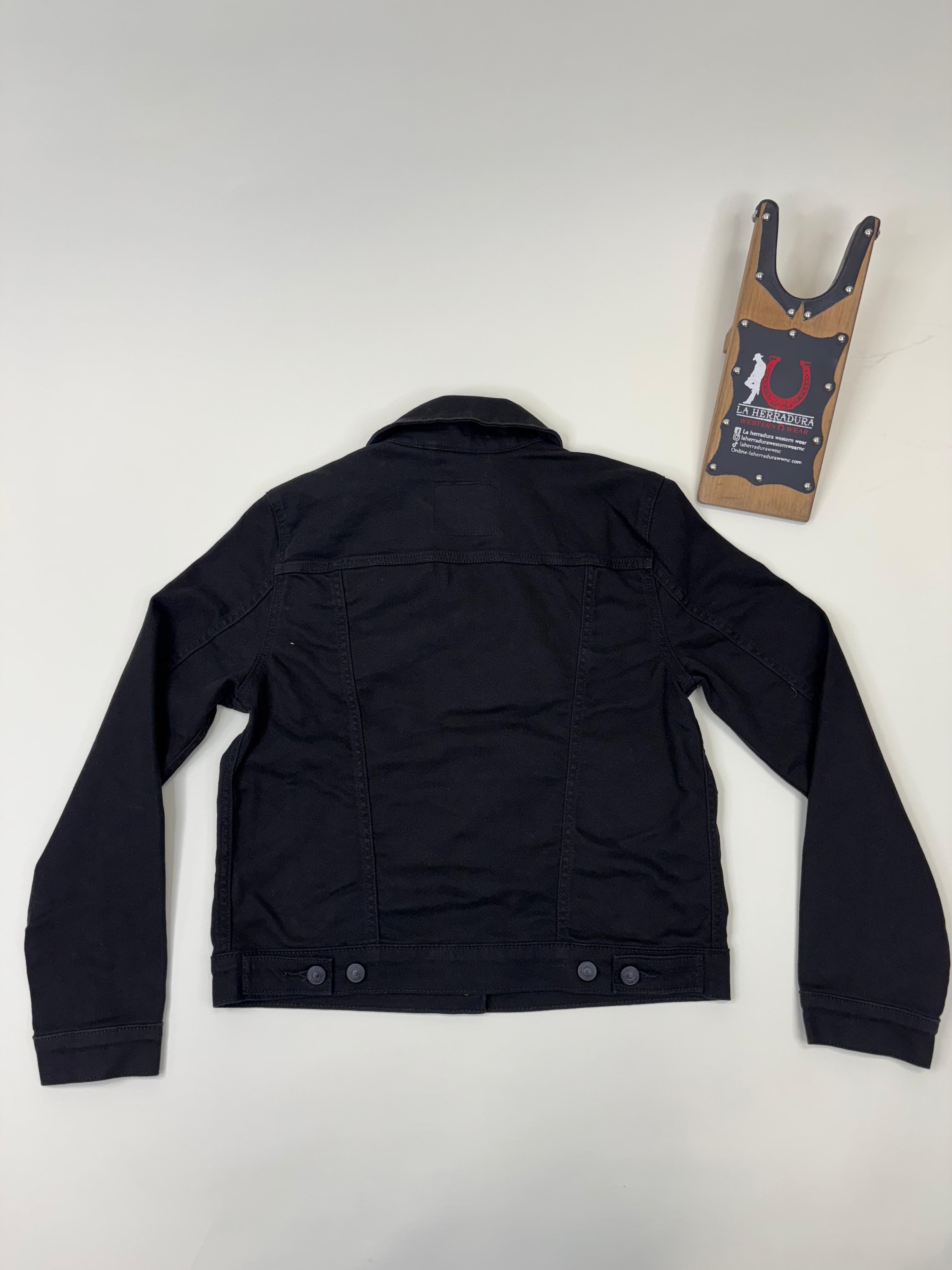 LEVI'S ORIGINAL BLACK TRUCKER JACKET LADIES