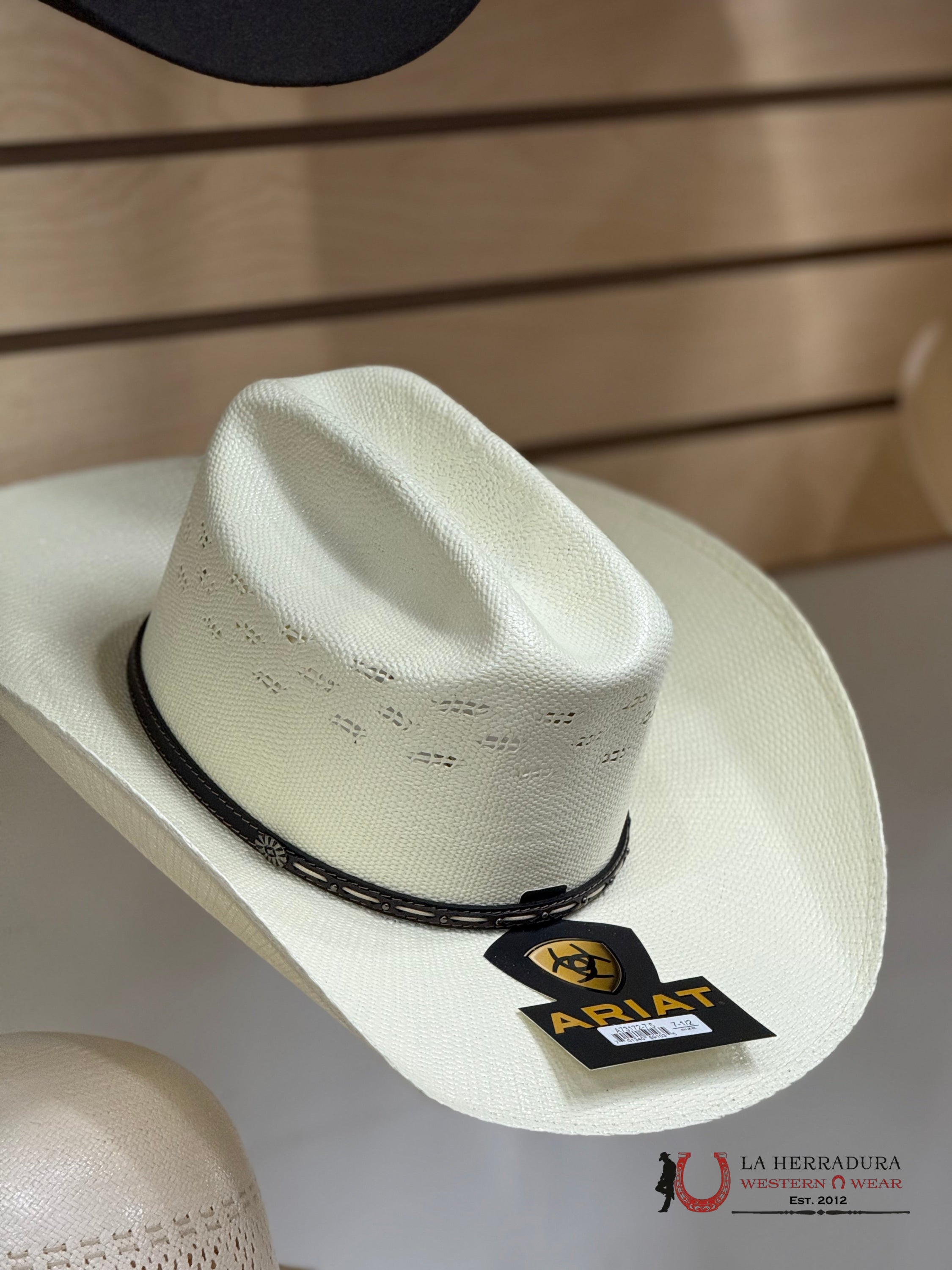 A73172 ARIAT STRAW HAT MALBORO TOQUILL CAFE TEJANA