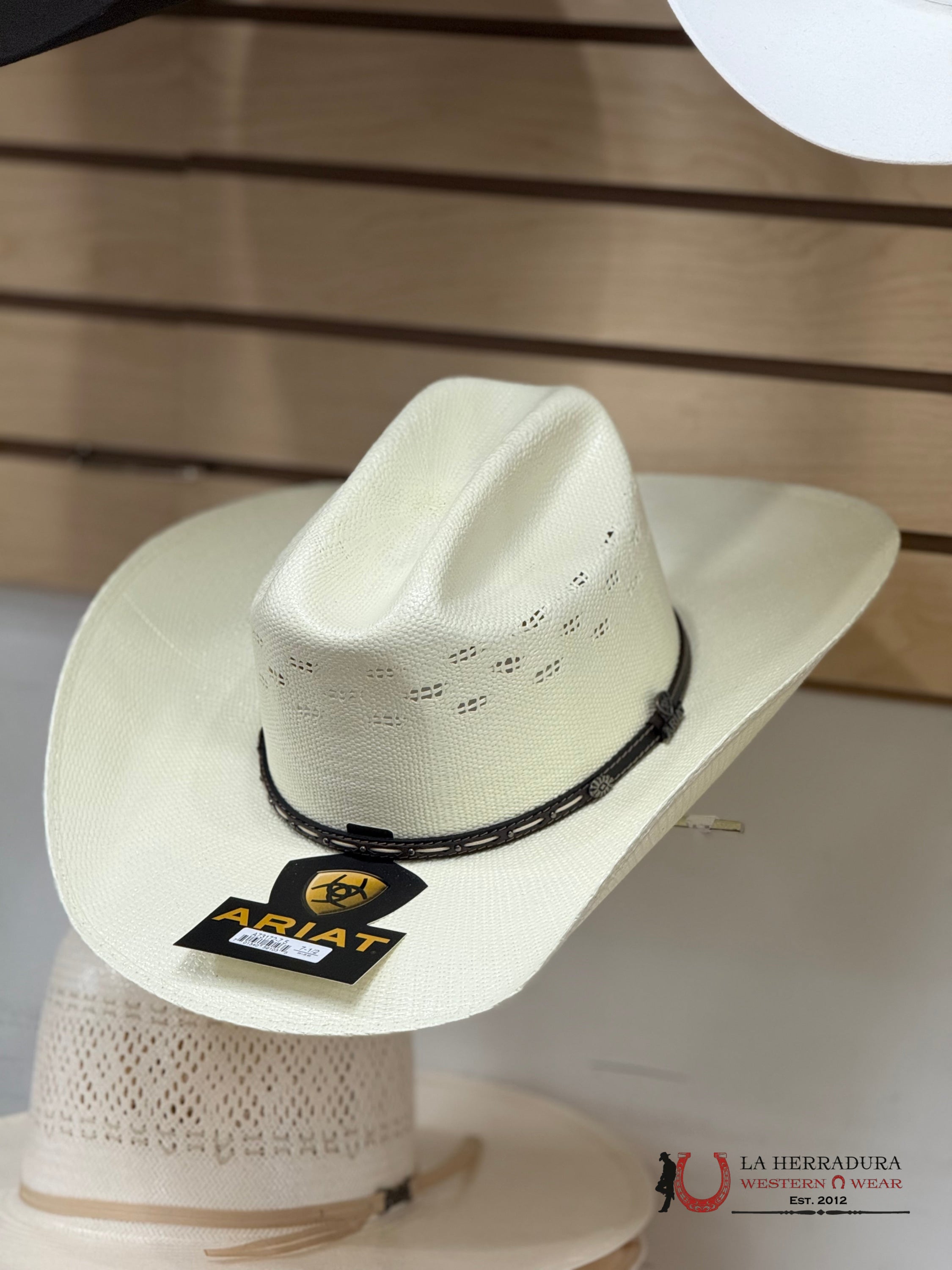 A73172 ARIAT STRAW HAT MALBORO TOQUILL CAFE TEJANA