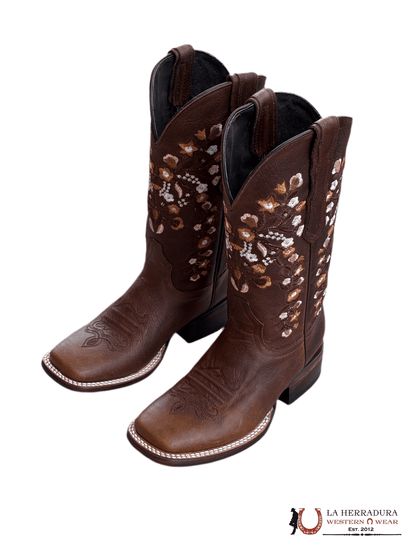 BOTA AGAVE GAUCHO MIEL CEREZO BEIGE BULLDOG PARA MUJER