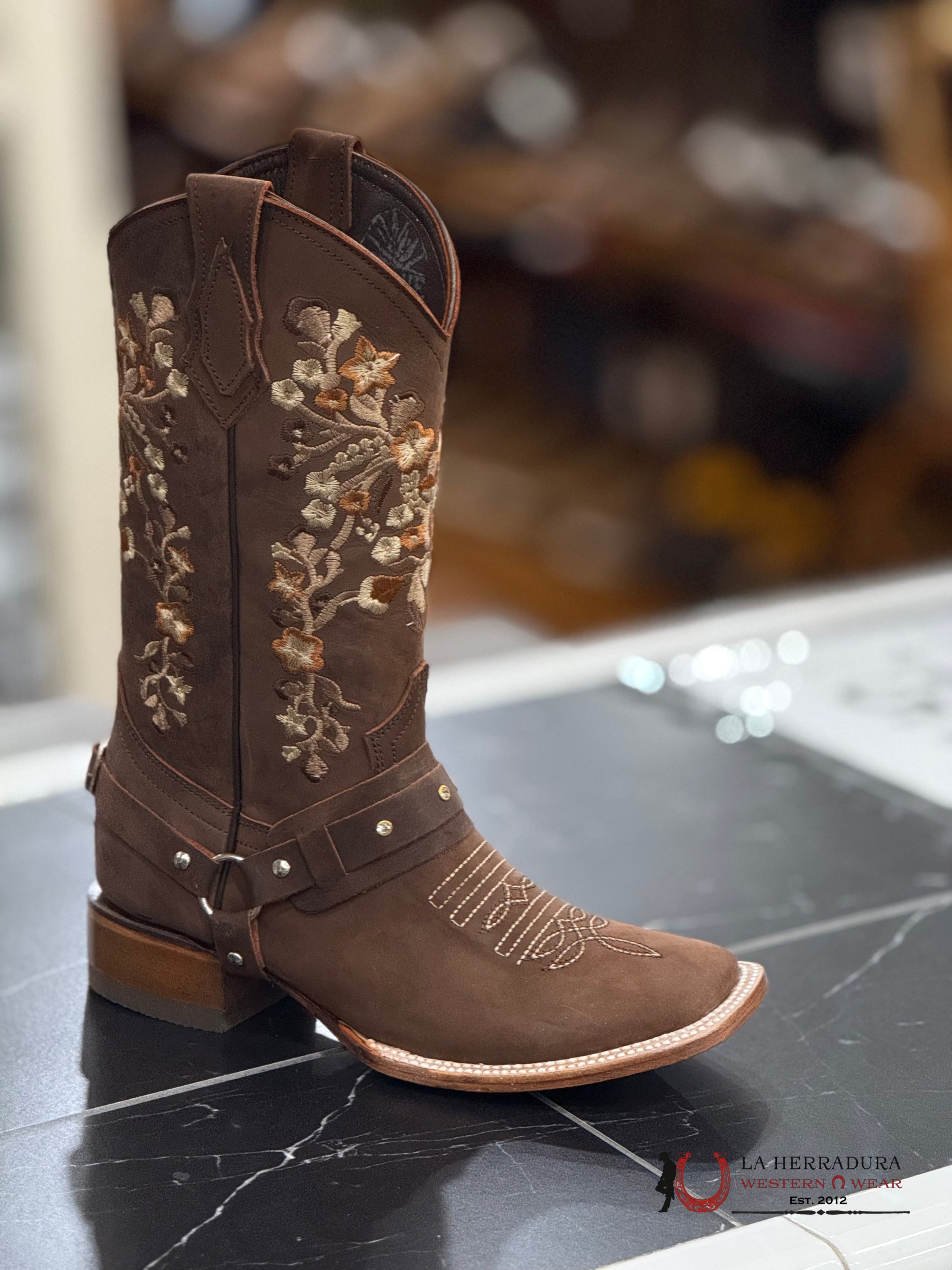 AGAVE HAZZARD LARGO ARENA NOBUCK TONY BD SQUARE TOE WOMEN BOOT BOTAS MUJERES