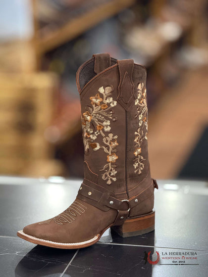 BOTA DE MUJER AGAVE HAZZARD LARGO ARENA NOBUCK TONY BD PUNTA CUADRADA