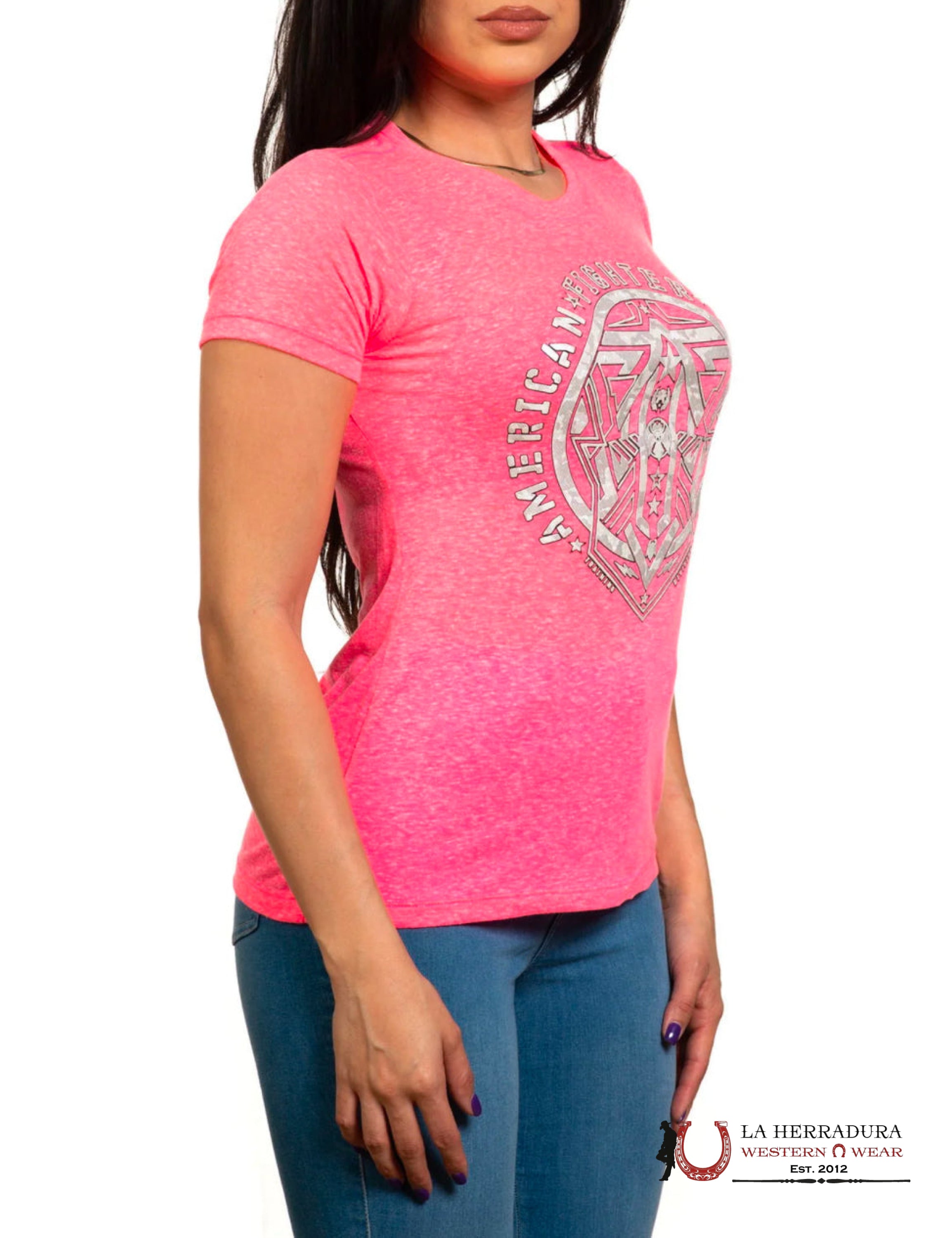 American Fighter Gazelle Short Sleeve Tee Mist Ropa Mujeres