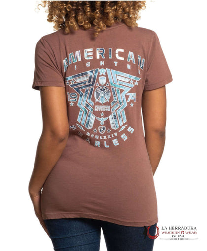 AMERICAN FIGHTER WOMEN ELMORE PINK BLUE PRINT- FW13741