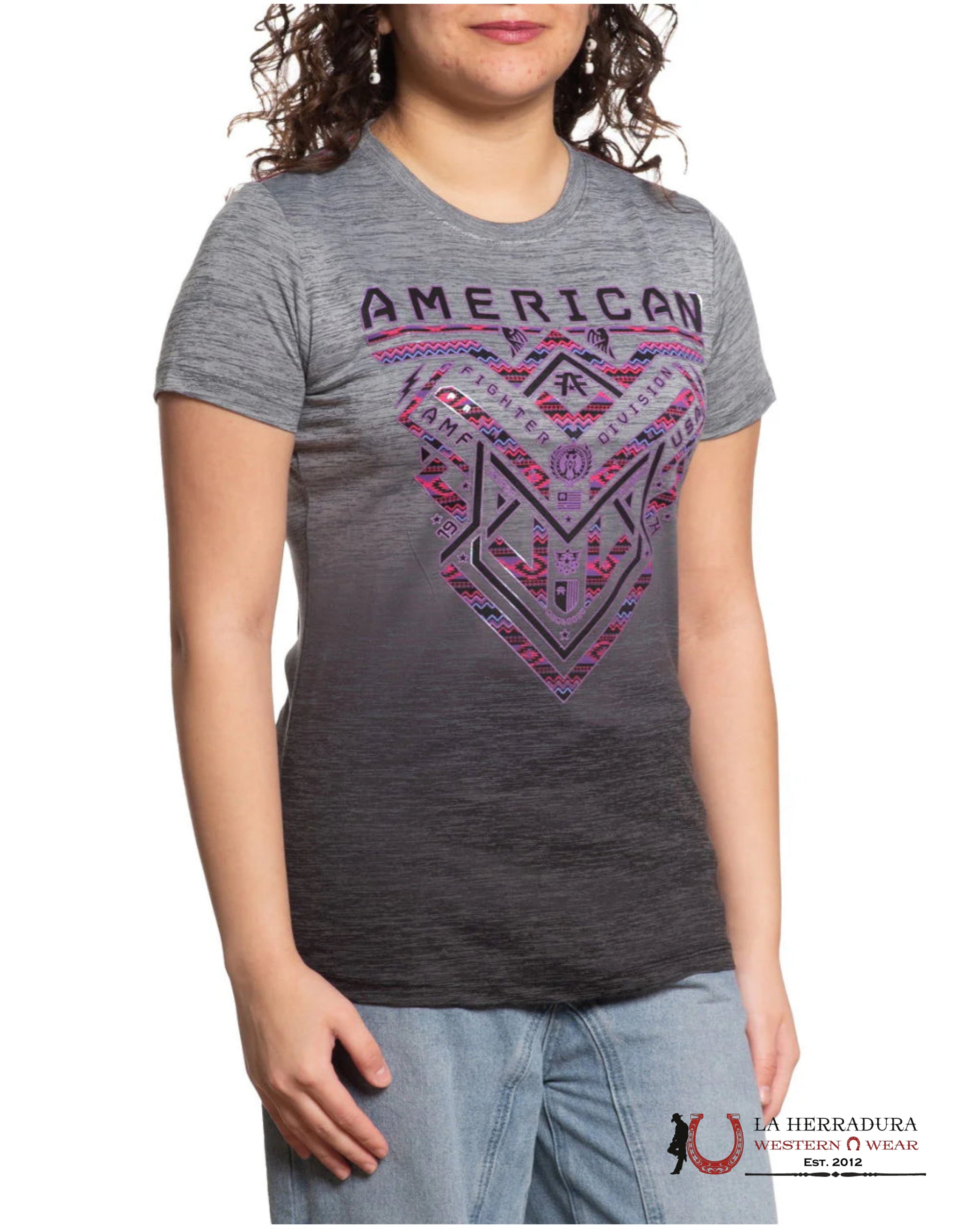 American Fighter Garrison Short Sleeve Tee Mist Ropa Mujeres