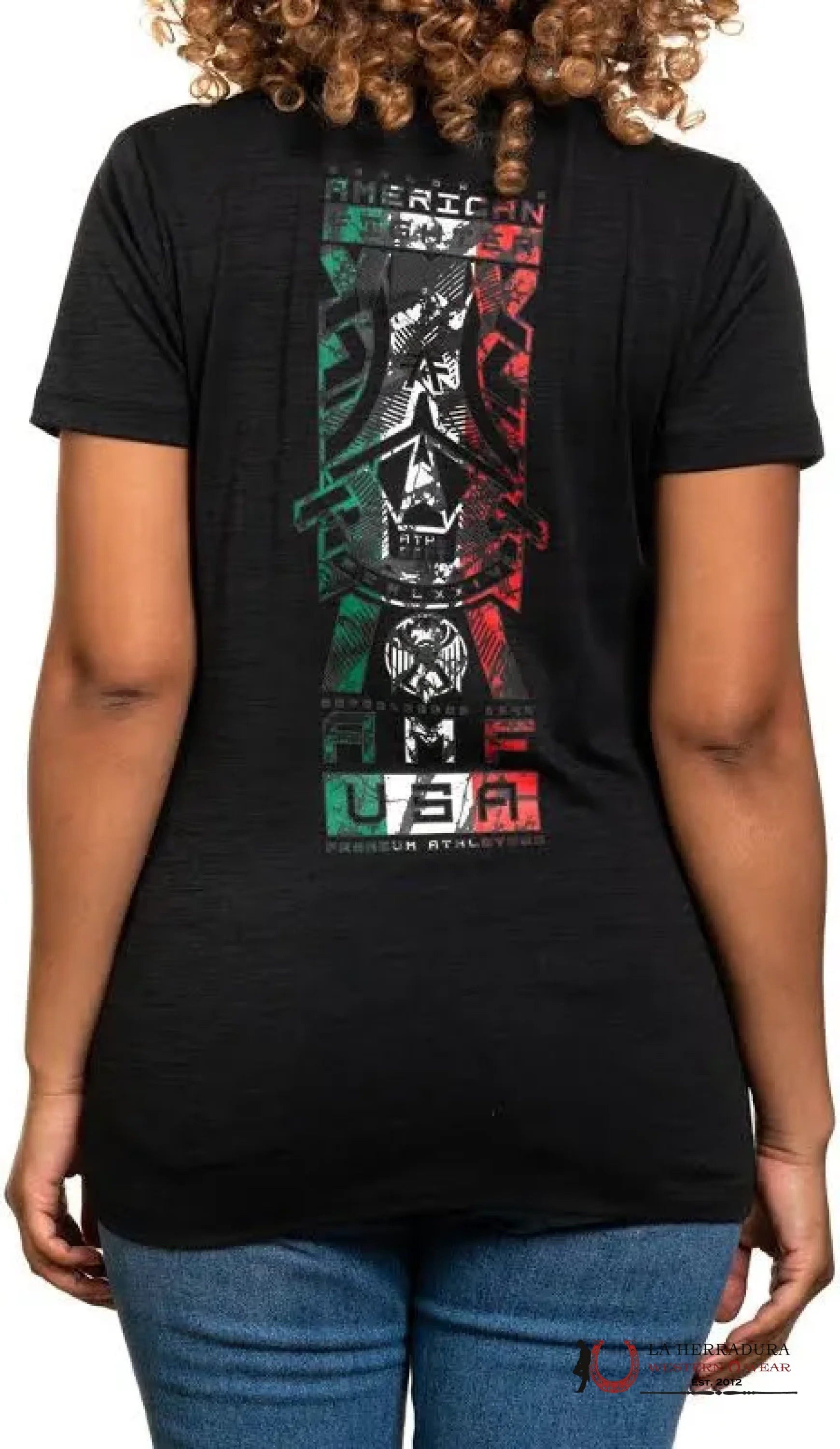 AMERICAN FIGHTER WOMEN T SHIRT PALMAS SS FA15147 ROPA MUJERES