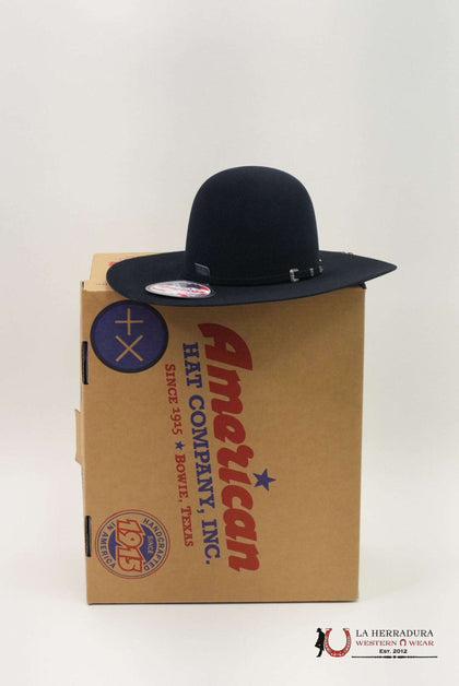 American Hat 10x Midnight Blue Cowboy Hat Open Crown