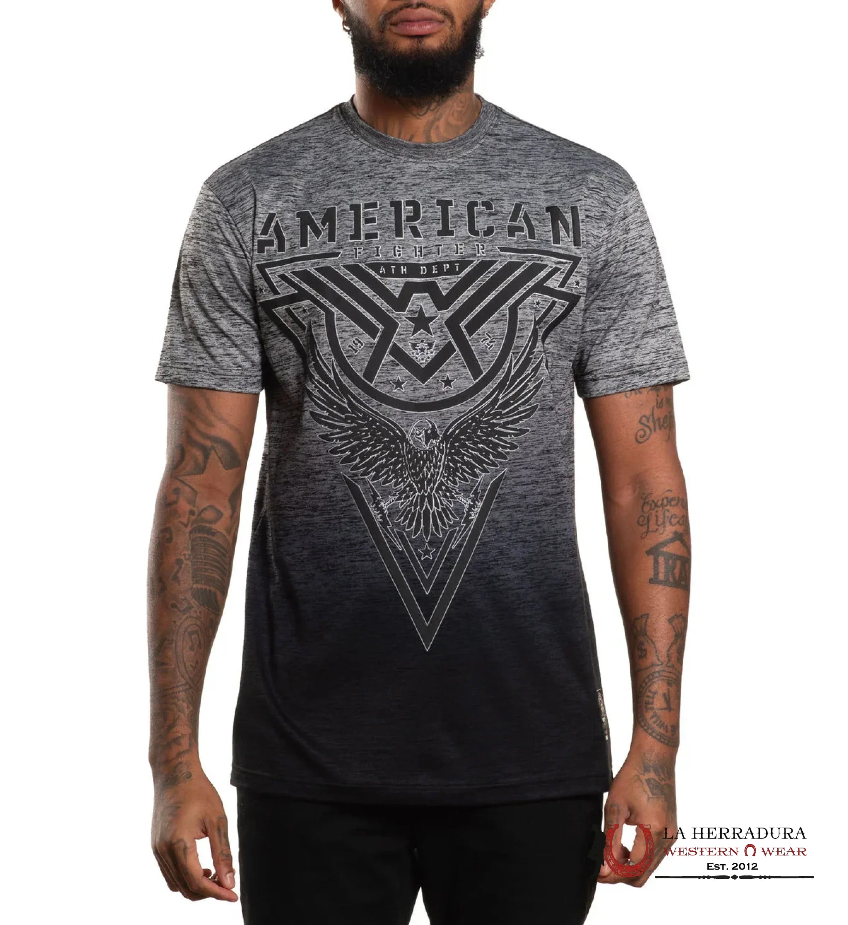 AMWRICAN FIGHTER MEN T-SHIRT LAPOINT FM15584 ROPA HOMBRES