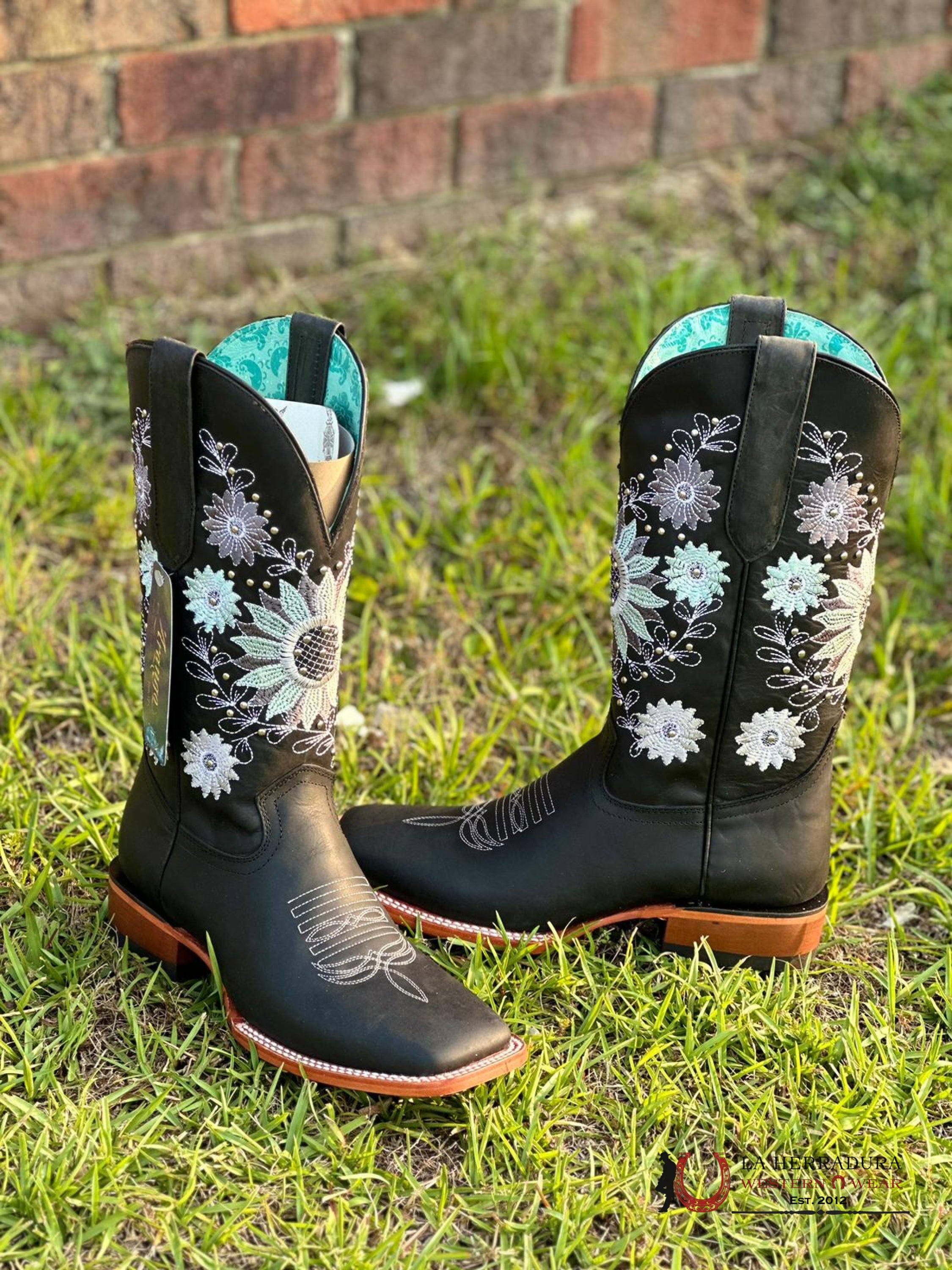 Arango Boot Brown Sunflower Botas Mujeres