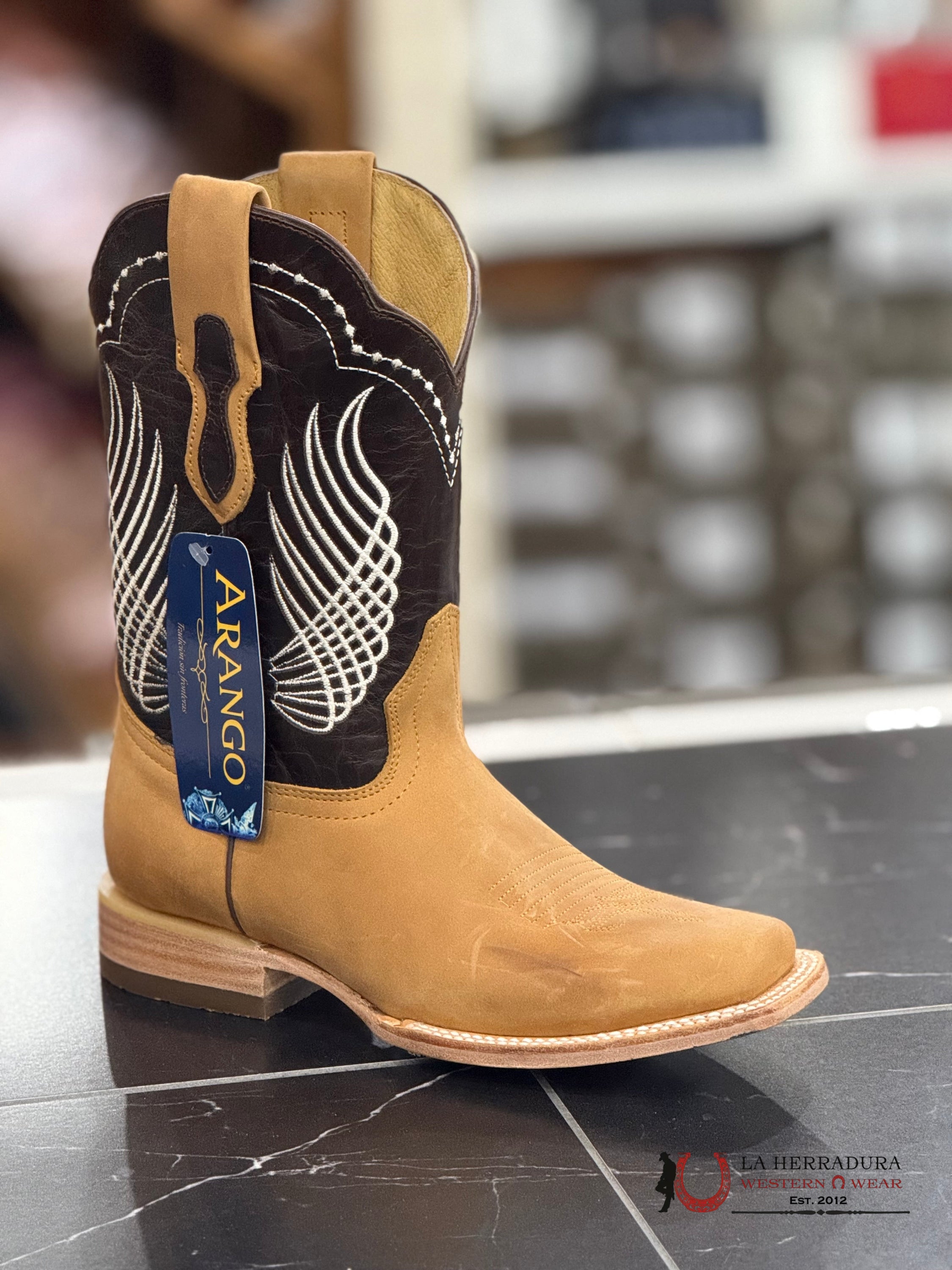 ARANGO BOOTS JOVEN CRAZY GRASSO TAN 4603 NIÑOS