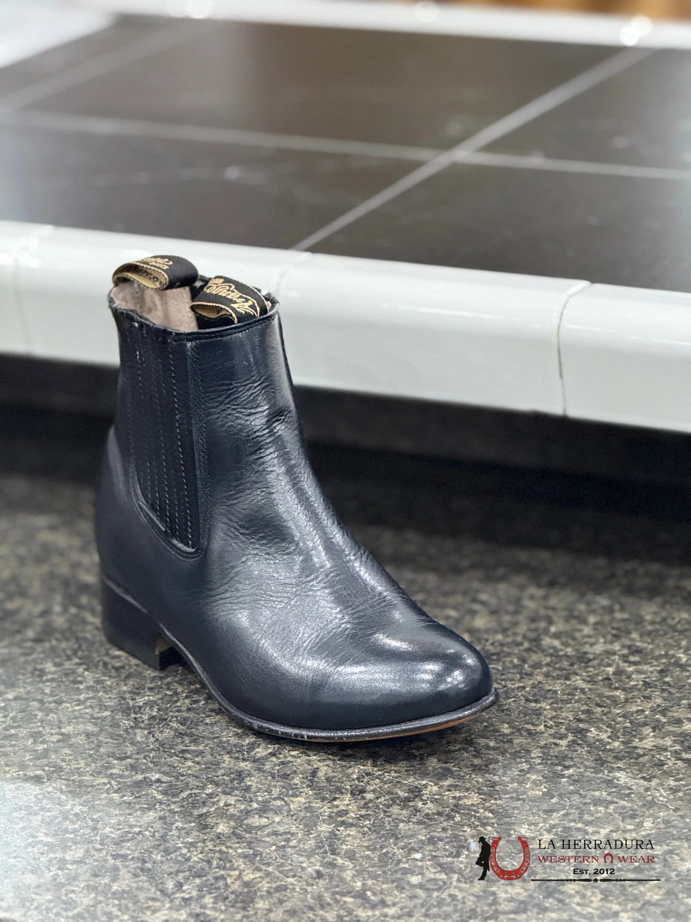 ARANGO CHARRO NAPA SHORT-BOOT BLACK BOTAS HOMBRES