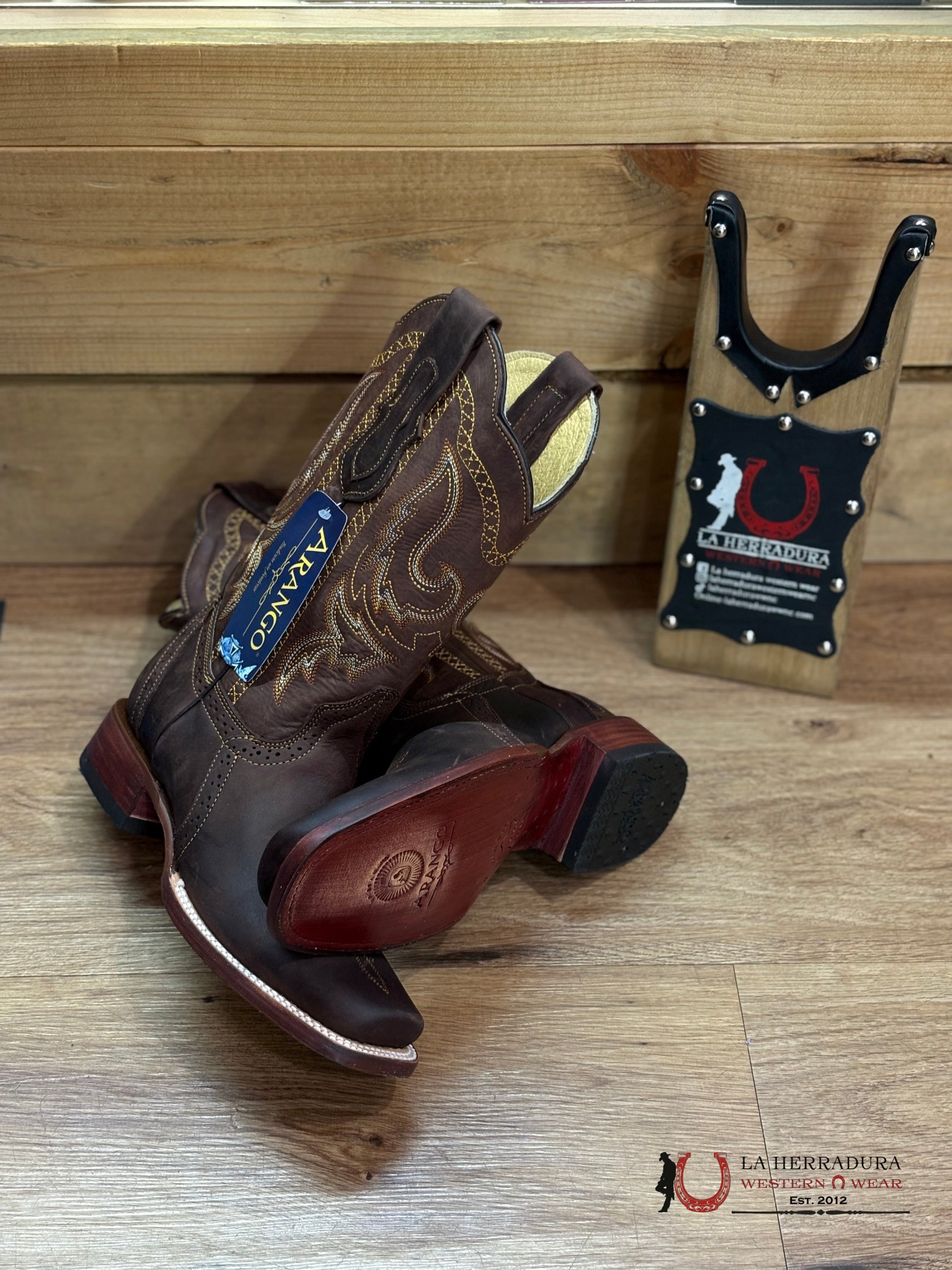 Arango Crazy Grasso Cogñac PBR- 4006 BOTAS HOMBRES