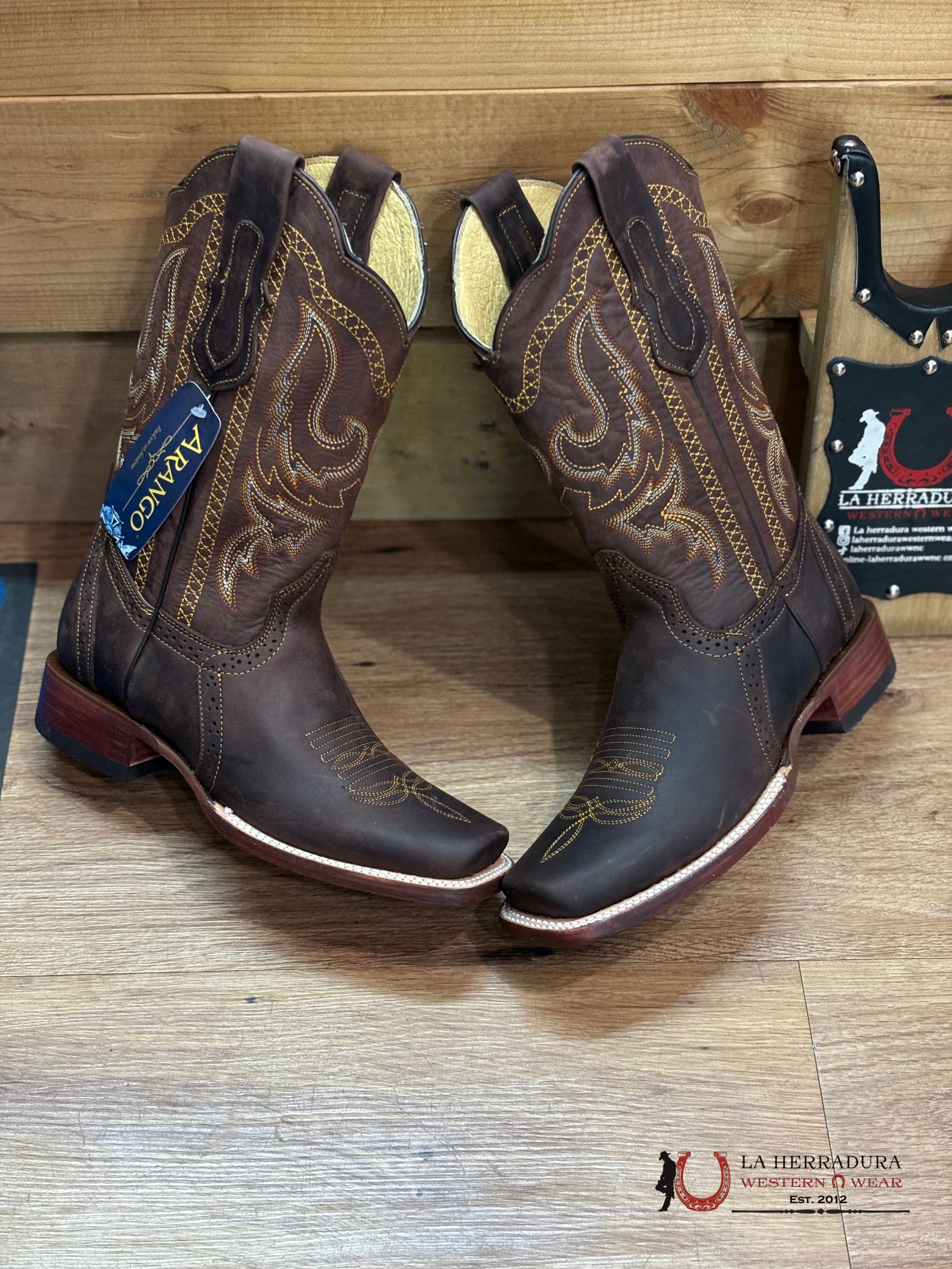 Arango Crazy Grasso Cogñac PBR- 4006 BOTAS HOMBRES