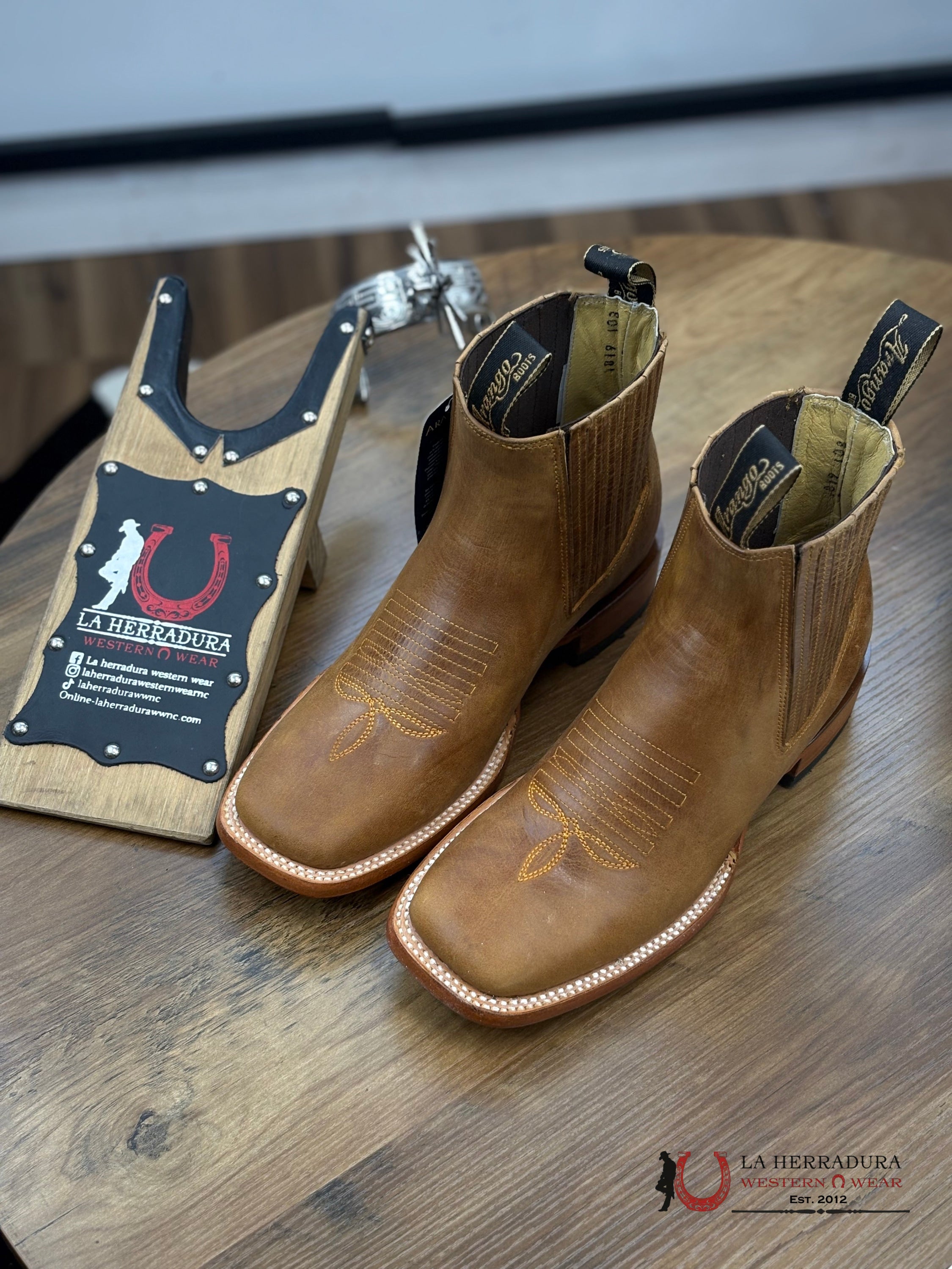 Arango Men’s Square Toe Arena Botas Hombres