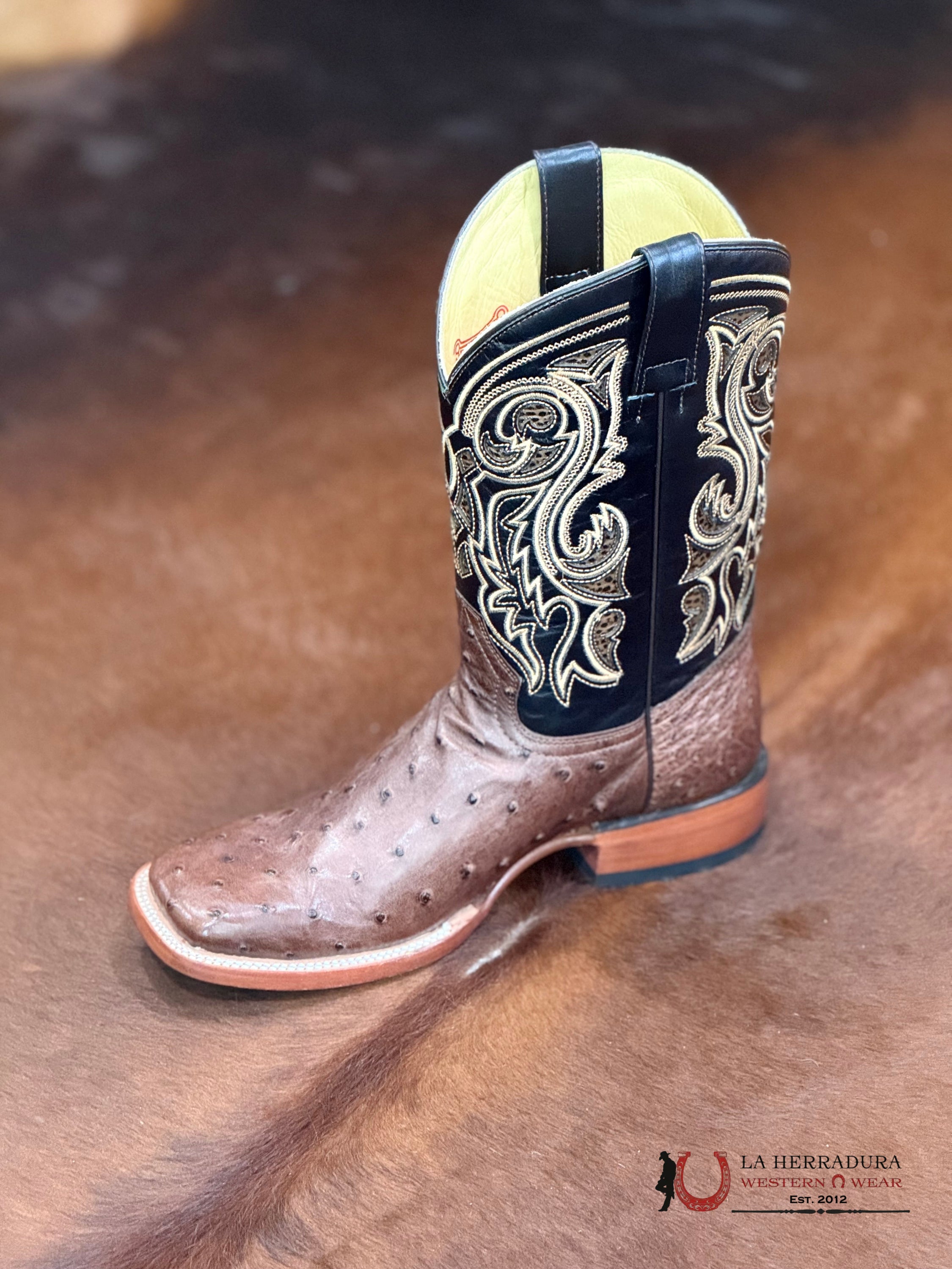 ARANGO MENS AVESTRUZ TABACO MD PRO-RODEO 4802 BOTAS HOMBRES