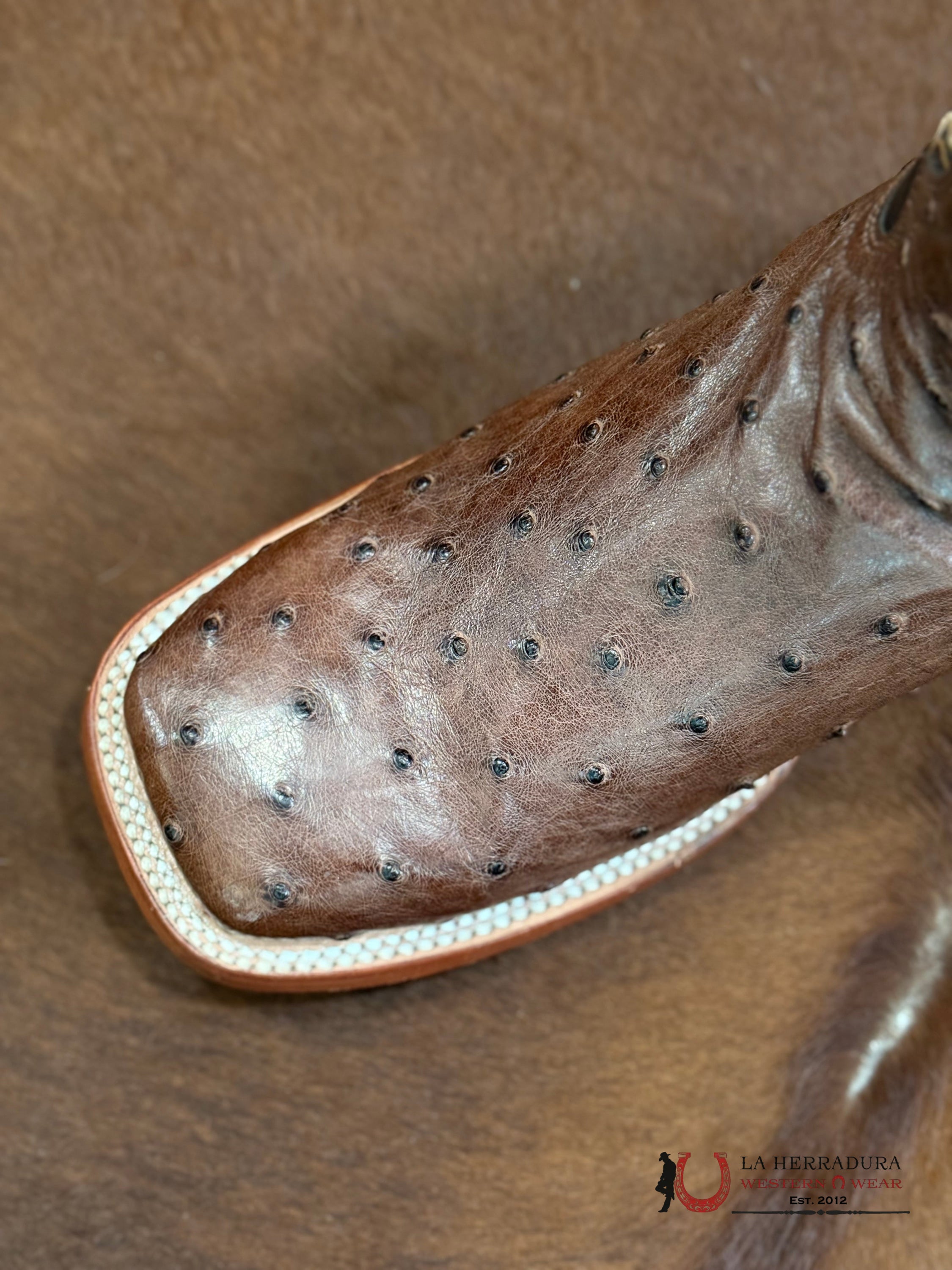 ARANGO MENS AVESTRUZ TABACO MD PRO-RODEO 4802 BOTAS HOMBRES