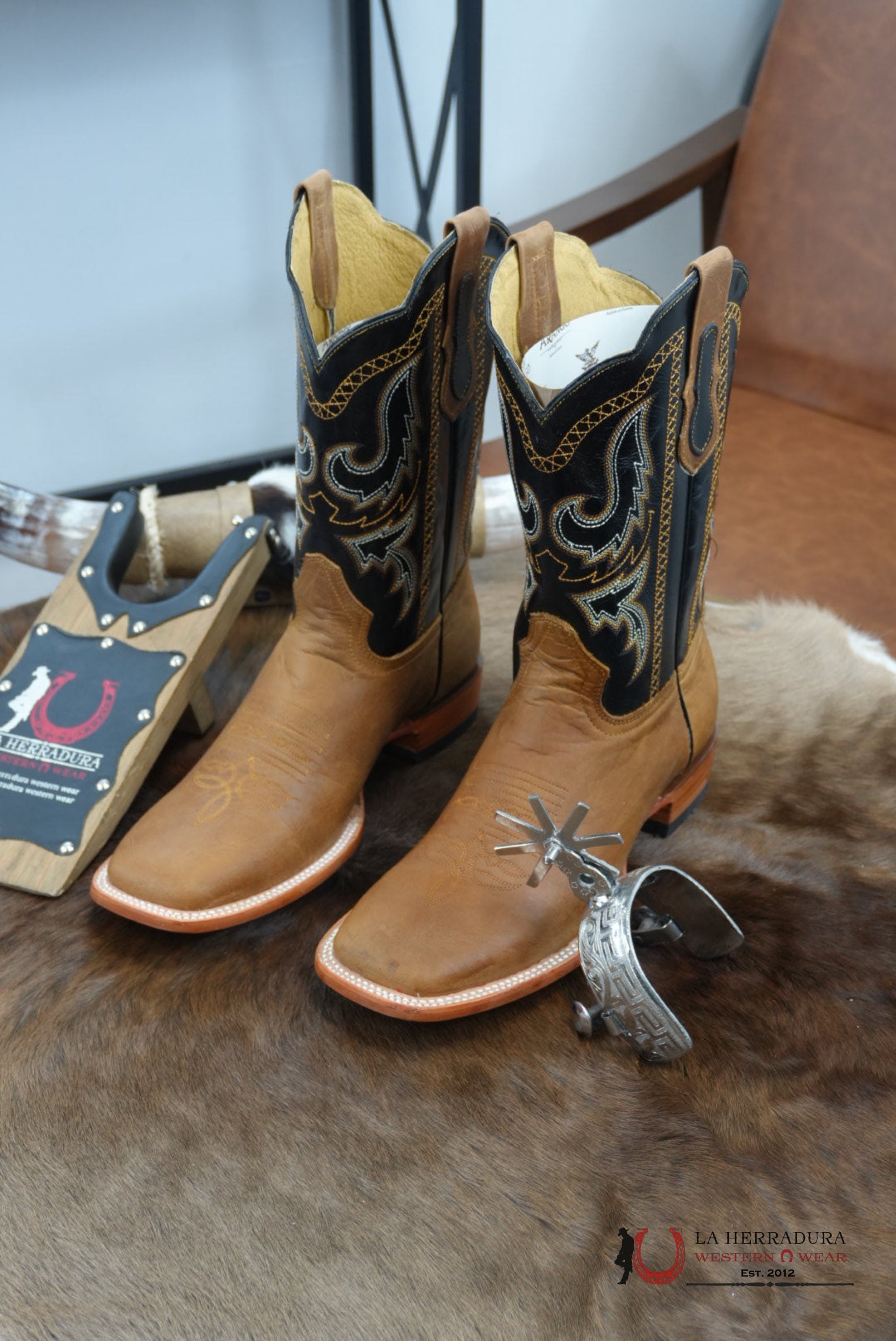 Arango ARIZONA Arena With Stiching Alamo Square Toe Boot- 4895 BOTAS HOMBRES