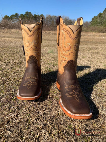 ARANGO MEN PRO-RODEO BOOTS ALAZAN CAFE 4895
