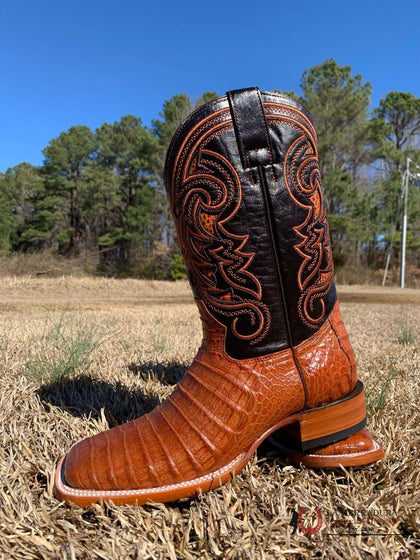 ARANGO PRO-RODEO BOOTS EXOTIC COGÑAC MD COCO BELLY