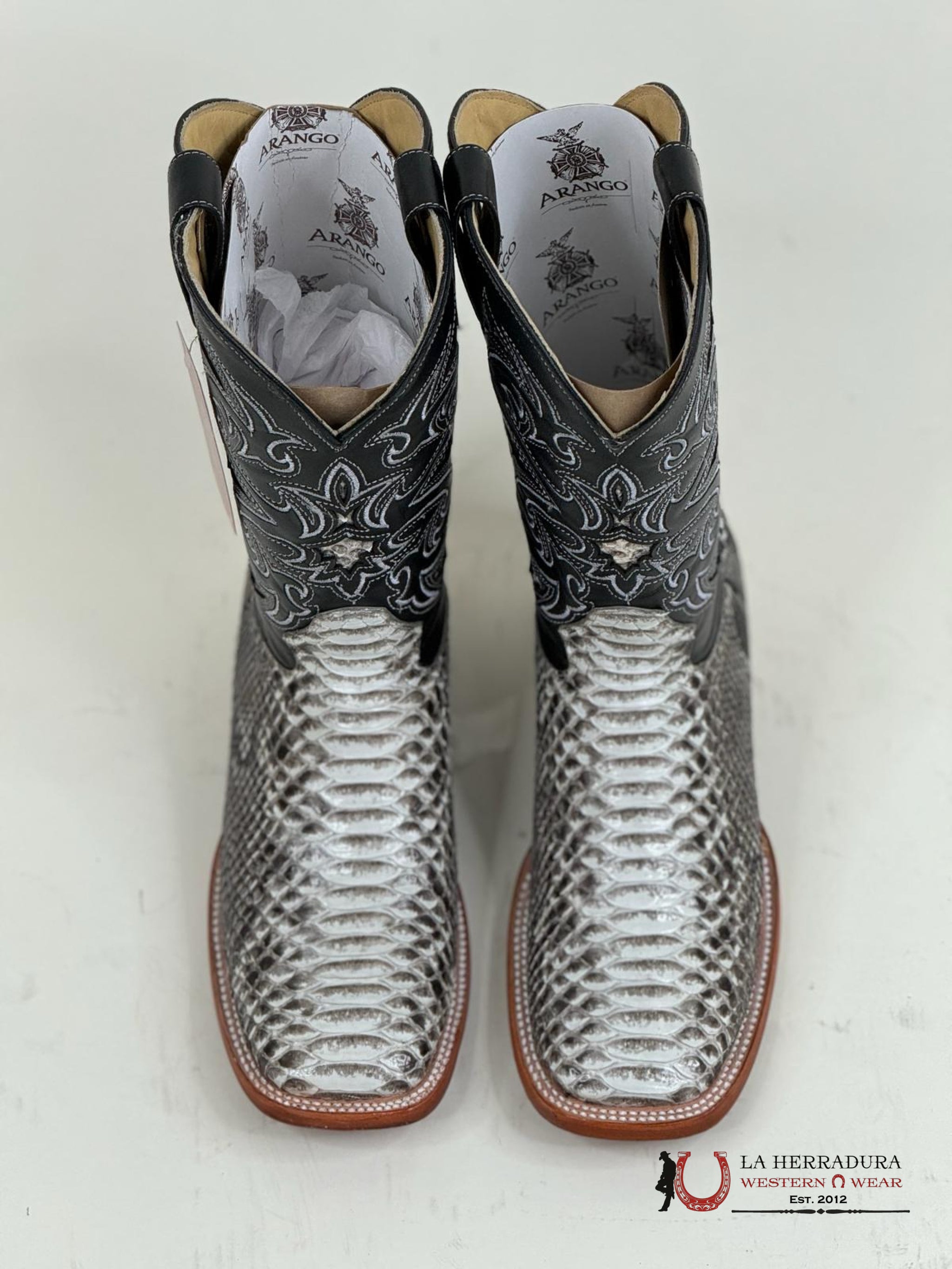 BOTAS ARANGO PRO-RODEO EXOTIC PITÓN NATURAL
